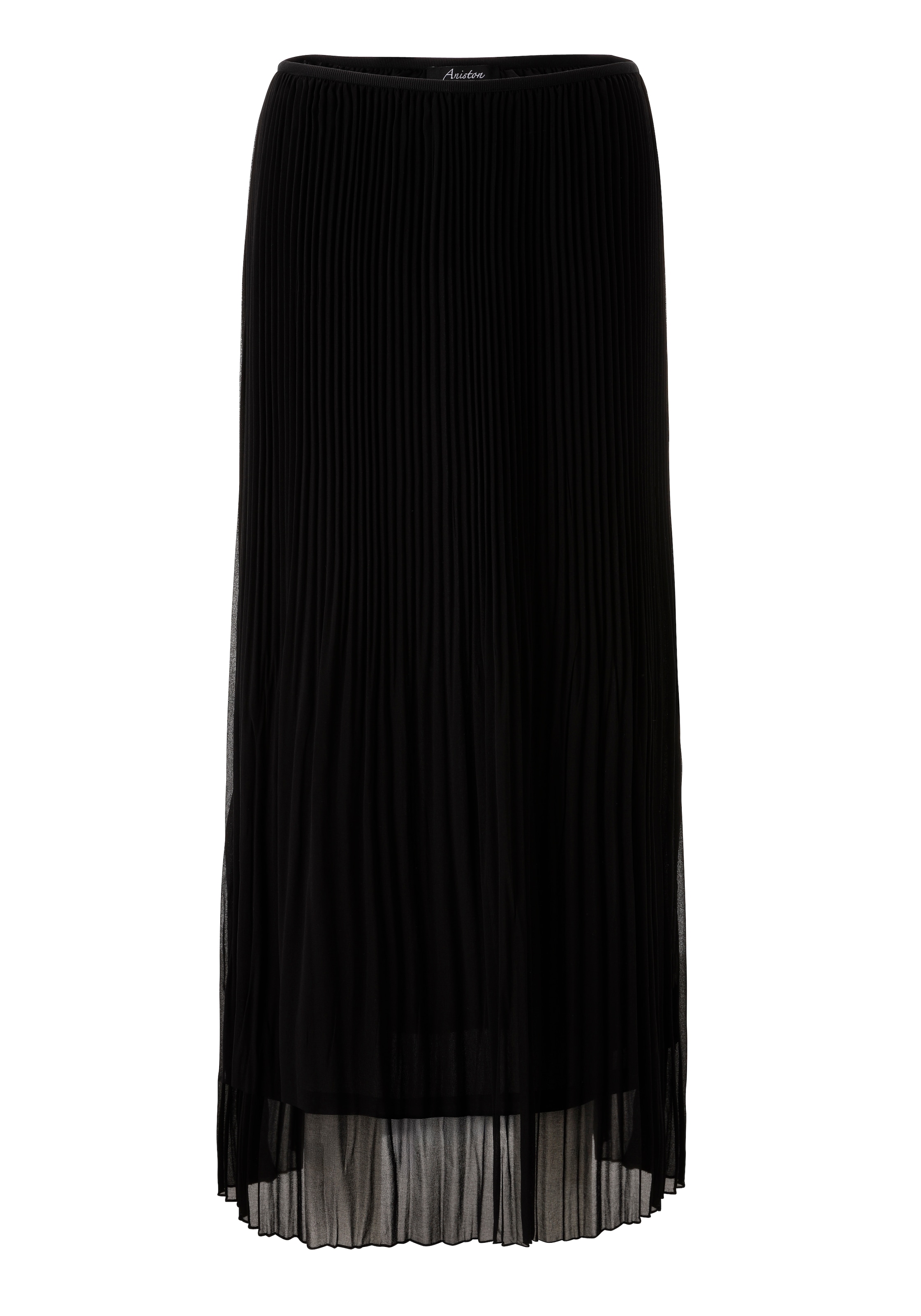 Aniston SELECTED Plisseerock plissierter, leicht transparenter Chiffon, gefüttert - NEUE KOLLEKTION