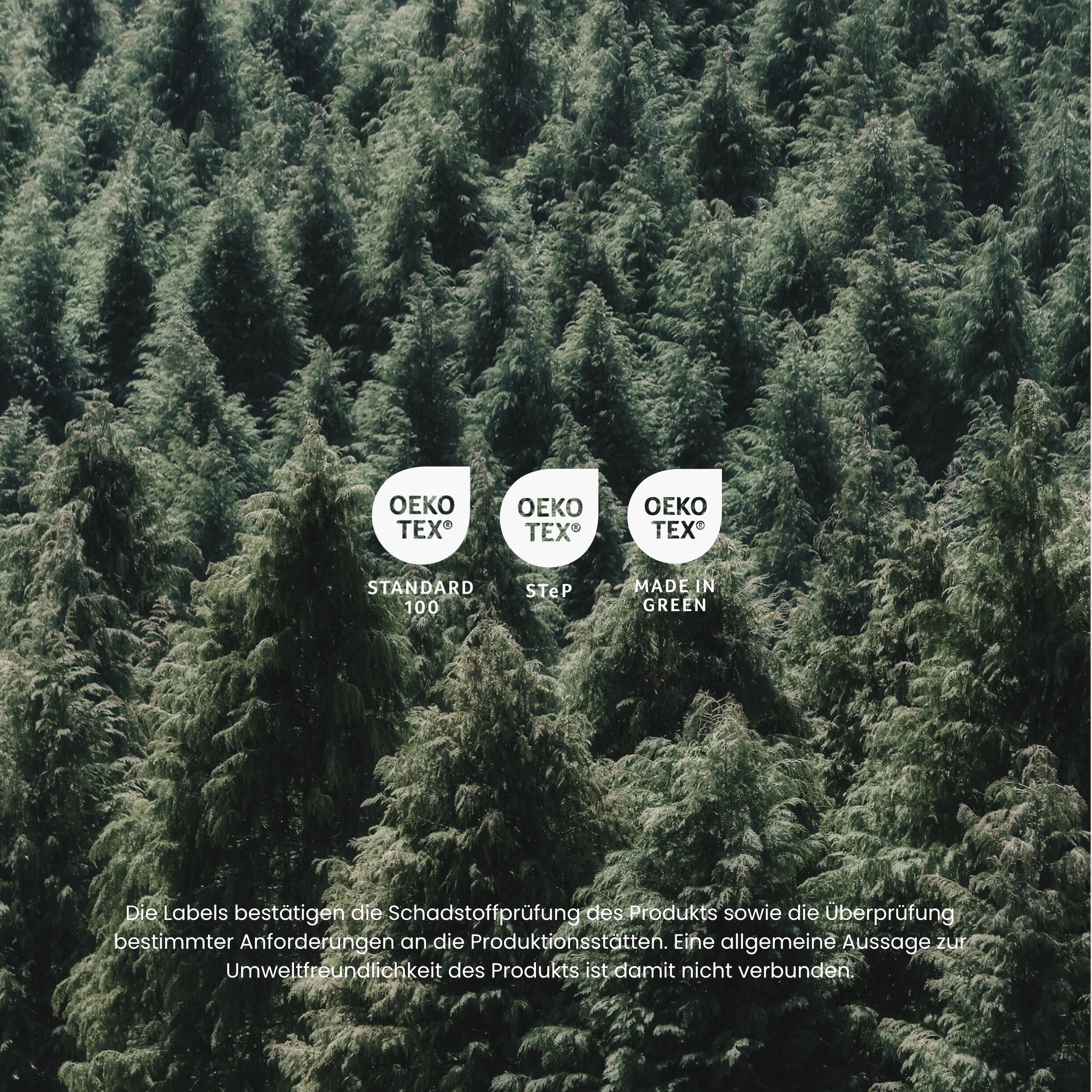 uncover by SCHIESSER Linge de lit »Maxim aus edlem Baumwollsatin, 135x200 cm + 80x80 cm« 2 cuis Made in Green
