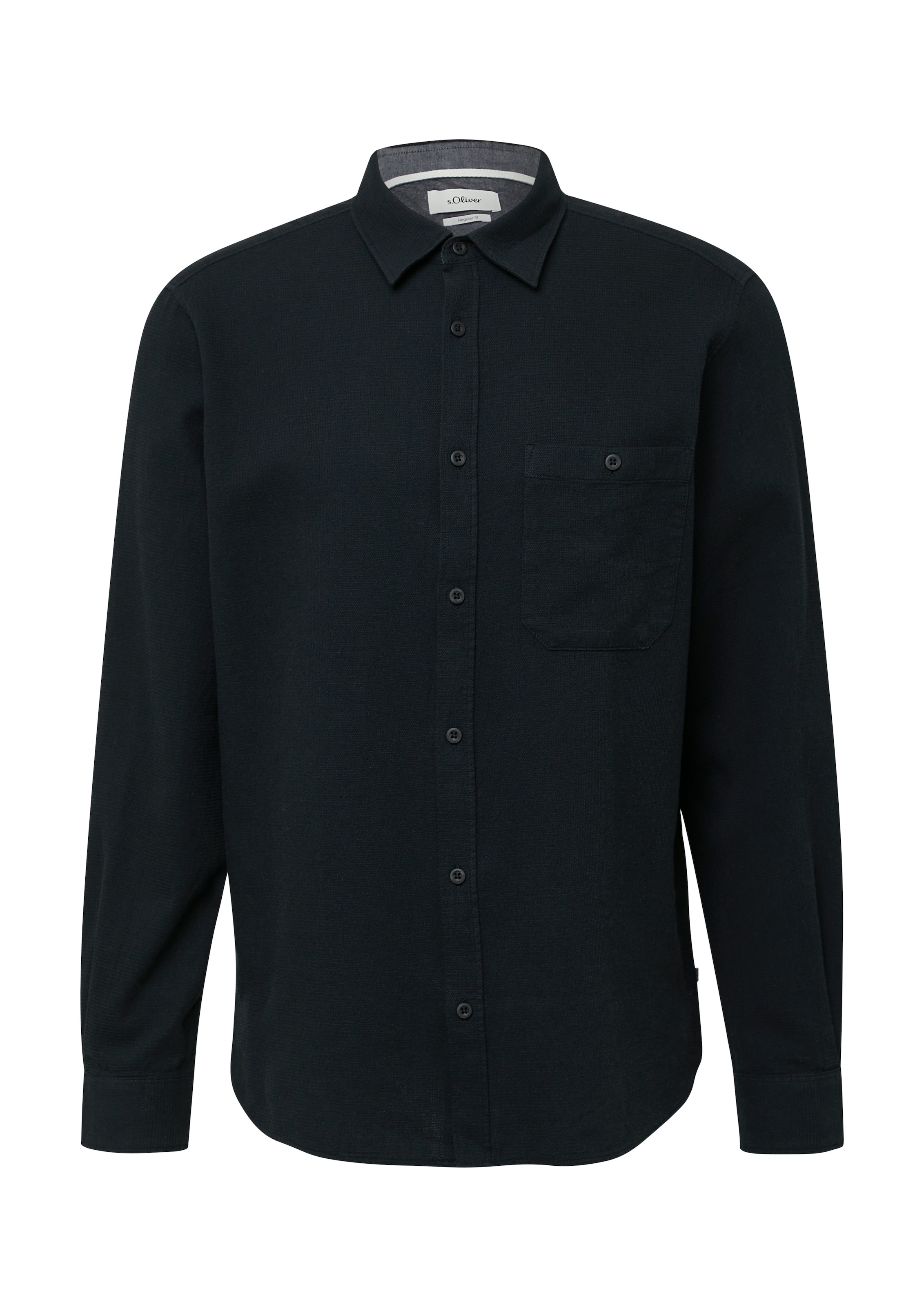 s.Oliver Chemise à manches longues mit Brusttasche