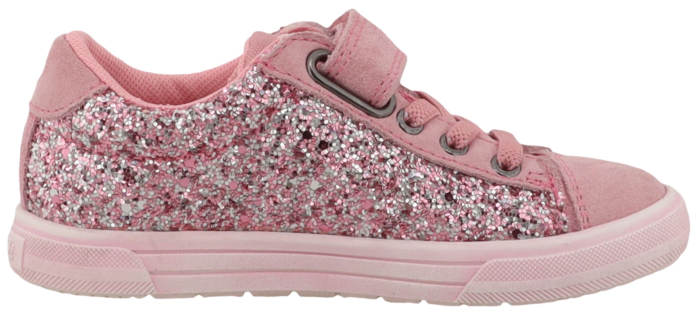Lurchi Sneakers »Bine«  Chaussure à scratch avec paillettes, gabarit de taille à télécharger