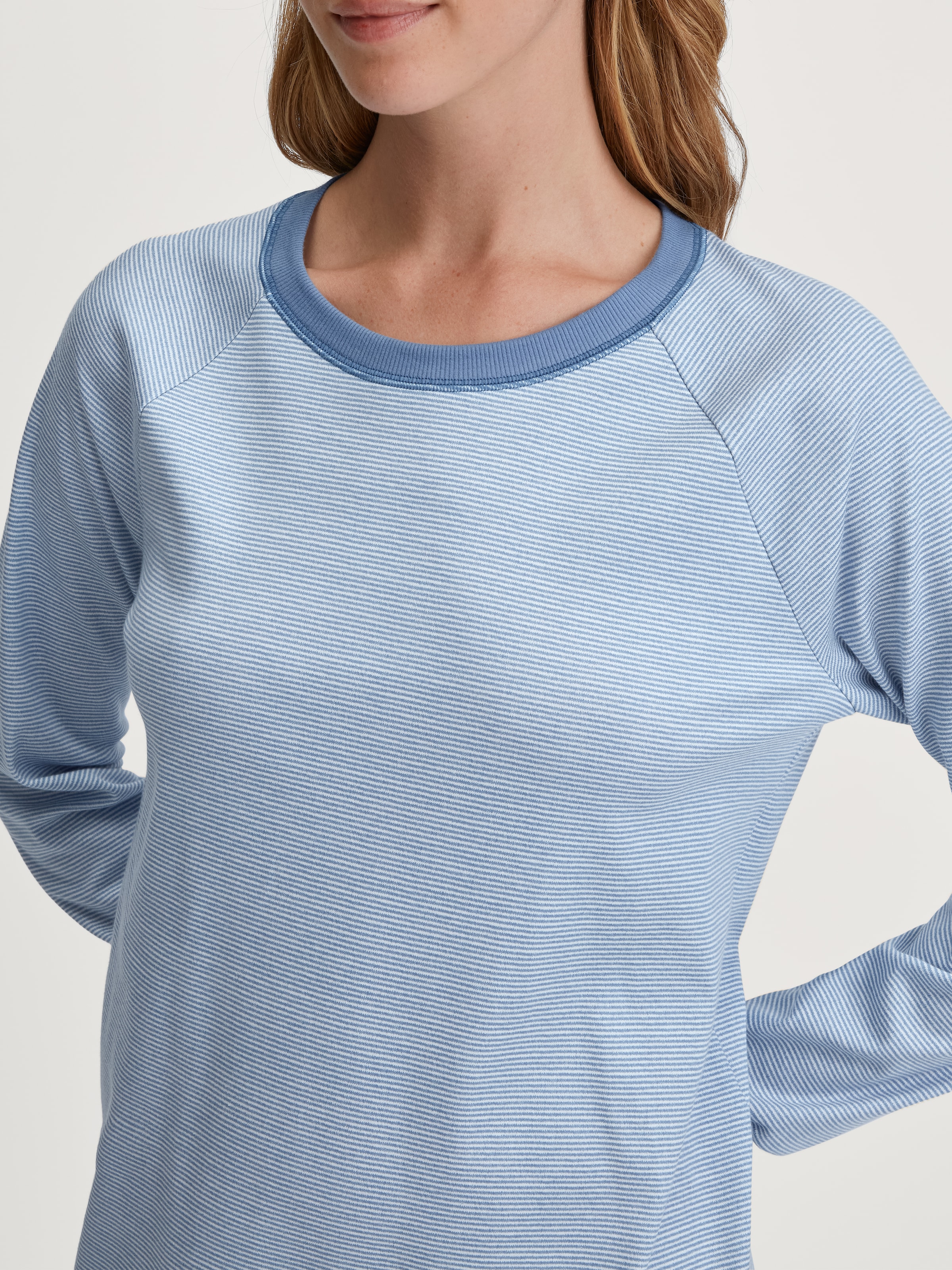 CALIDA Chemise de nuit »Midnight Love« Langarm, wärmend, Cotton, Interlock-Qualität