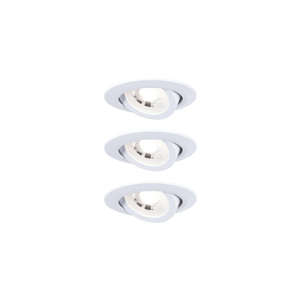 Paulmann LED Deckenspot »LED 3er-Set 3«, 3 flammig-flammig