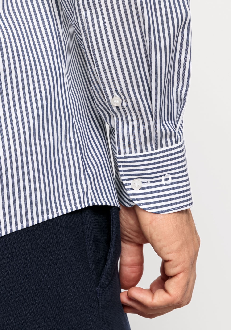 OLYMP Businesshemd »Level Five body fit« mit Römerstreifen