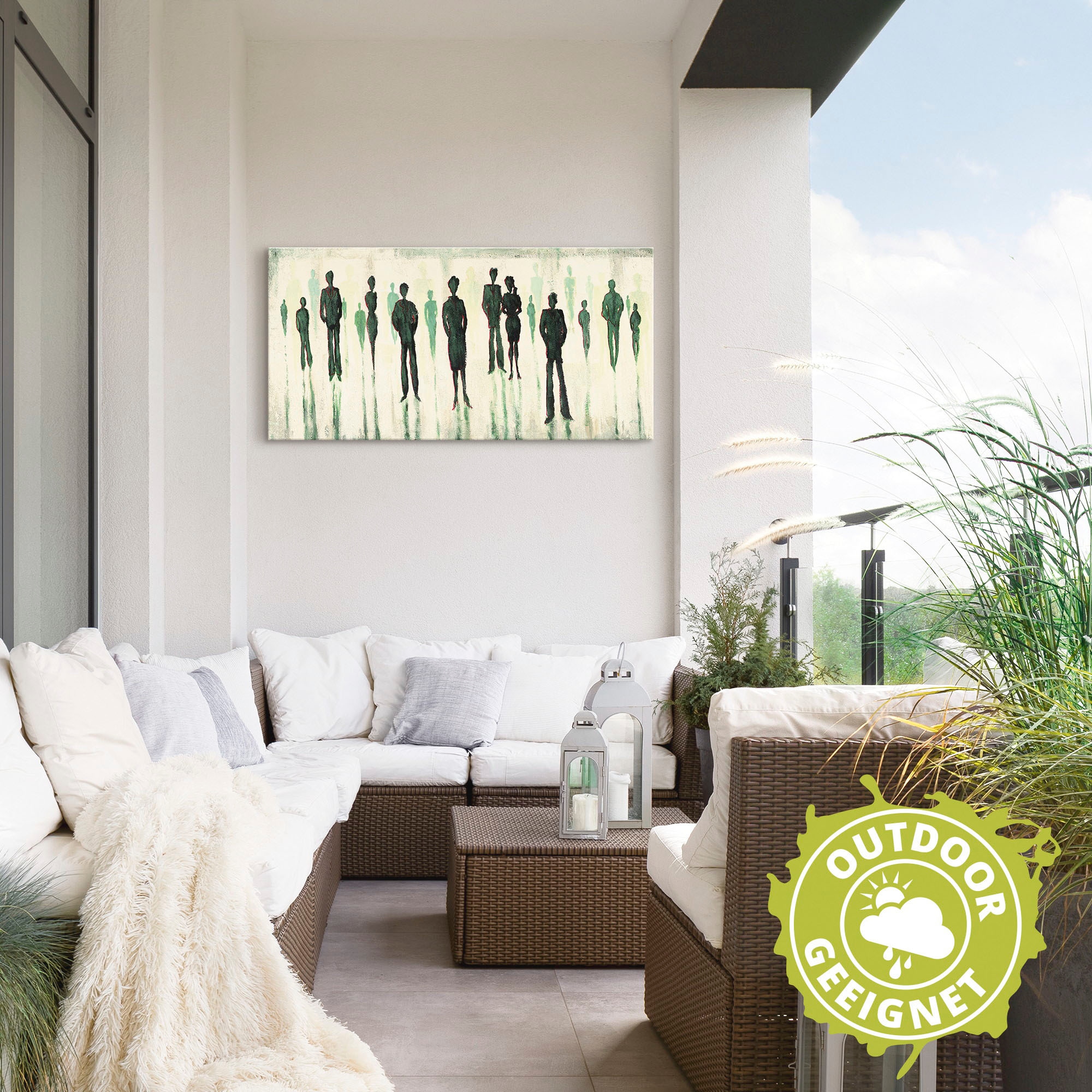 Artland Wandbild »Vor allen«, Gruppen & Familien, (1 St.), als Alubild, Outdoorbild, Leinwandbild in verschied. Grössen