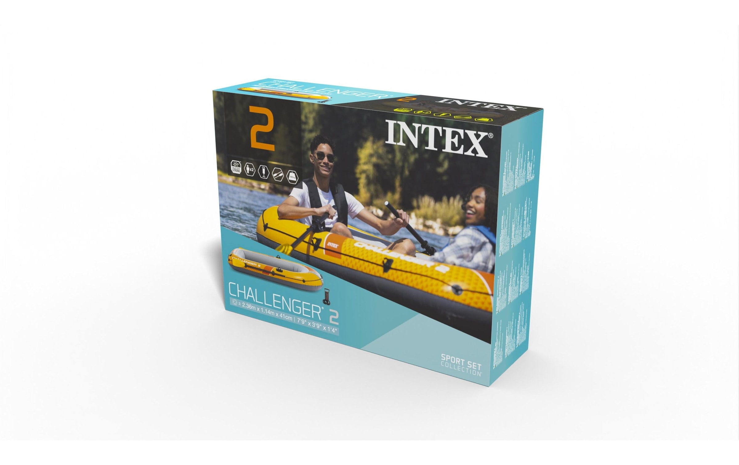 Intex Schlauchboot »Challenger 2 Zwei Personen Boot-Set«