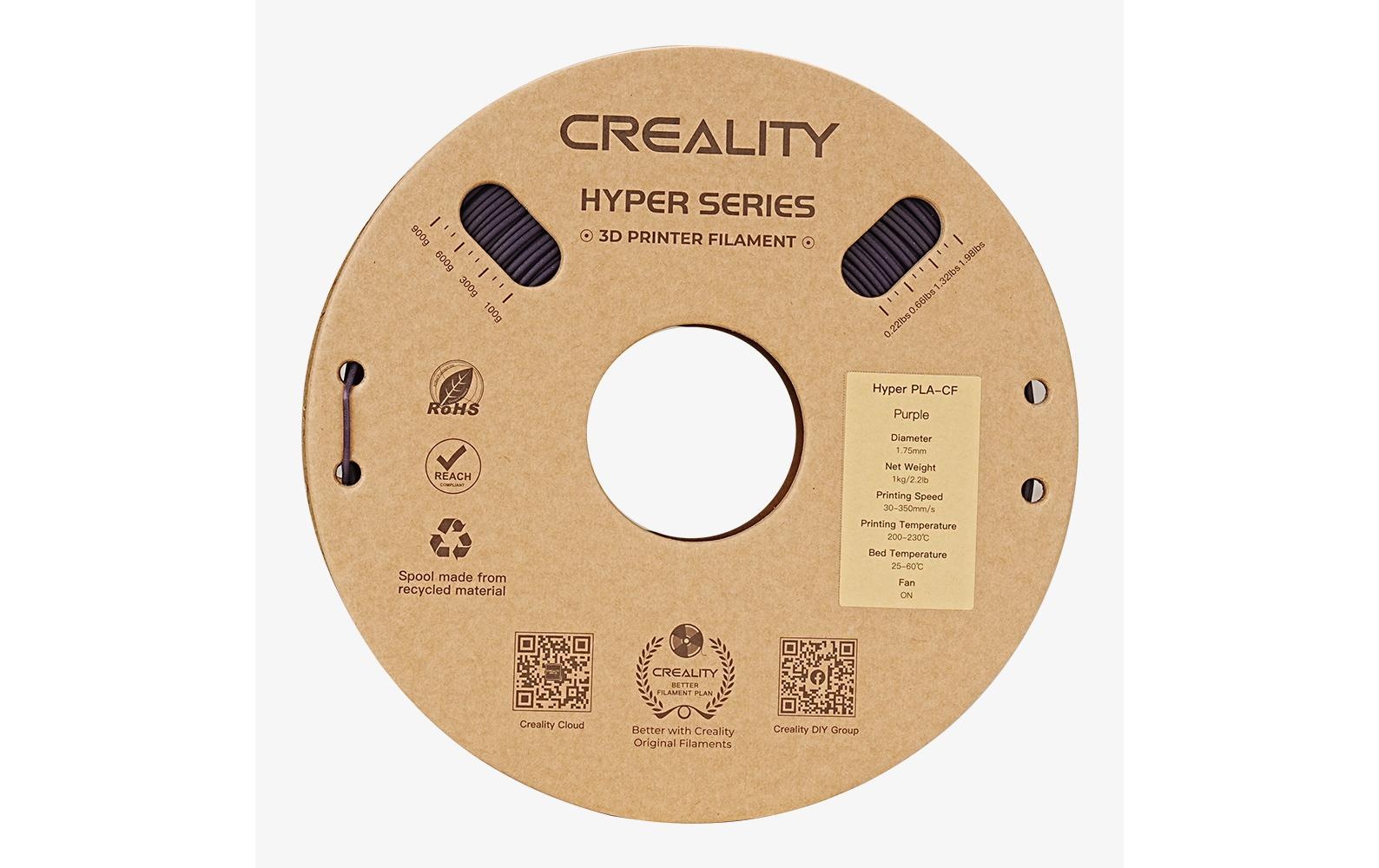 Creality Filament »PLA Hyper Carbon 1,75 mm, 1 kg«