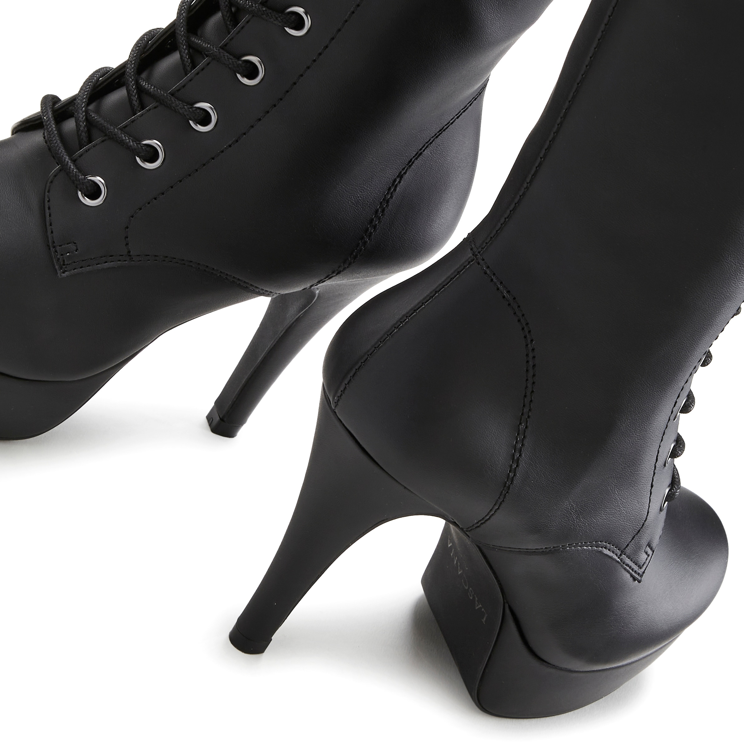 LASCANA Belle Affaire Schnürstiefelette, High-Heel-Boots mit Plateauabsatz