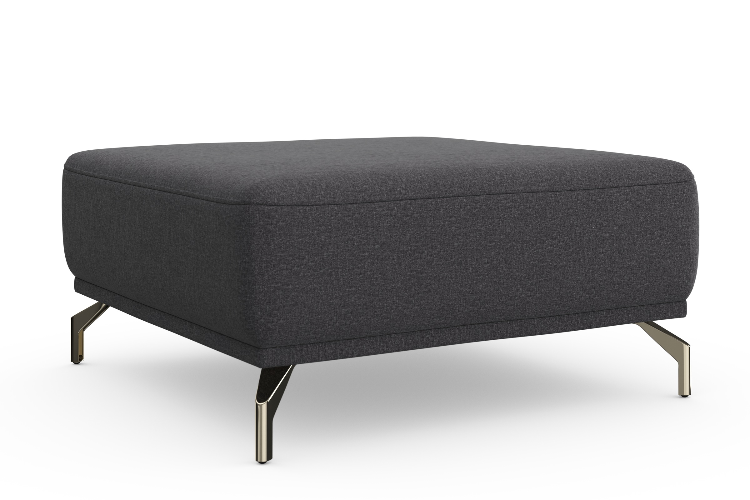 Image of sit&more Hocker »Bailando«, mit Federkern und satinierten Nickelfüssen bei Ackermann Versand Schweiz