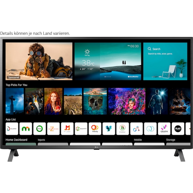♕ LG LCD-LED Fernseher »55UP75009LF«, 139 cm/55 Zoll, 4K Ultra HD, Smart-TV,  LG Local Contrast,HDR10 Pro versandkostenfrei auf
