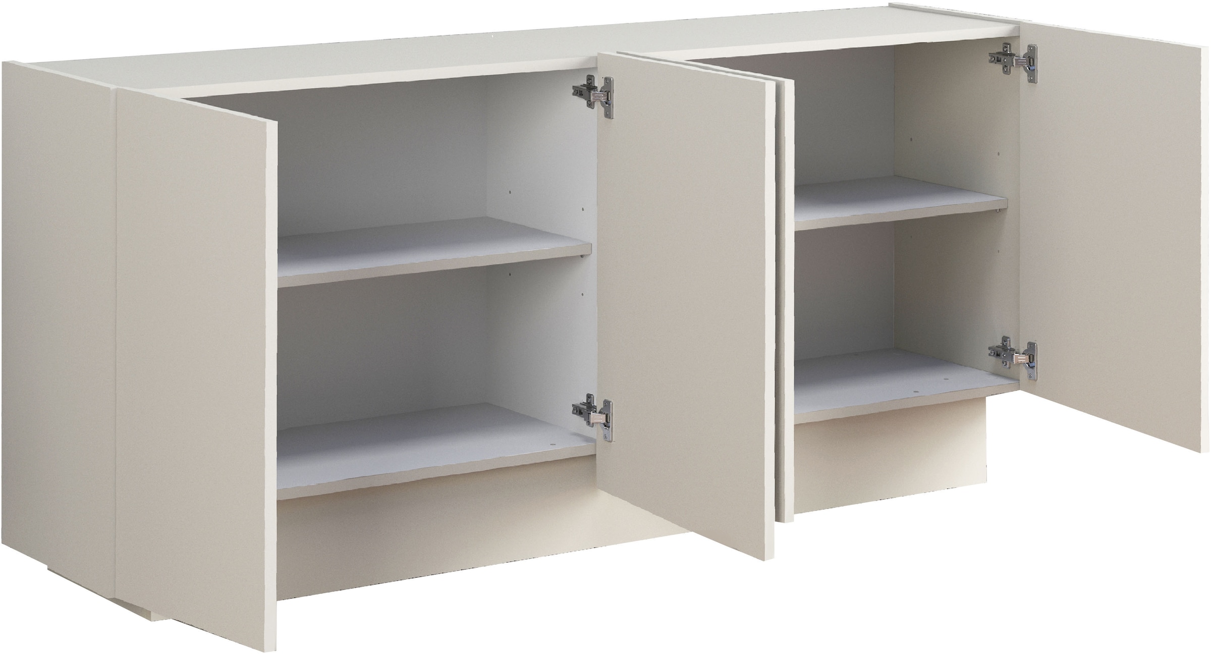 INOSIGN Sideboard »VELA, Sideboard, Breite 160 cm, Design mit schrägen Türen«, (1 St.), Made in Italy, Masse-B/T/H: 160x35x75,Sideboard, Anrichte, Kommode
