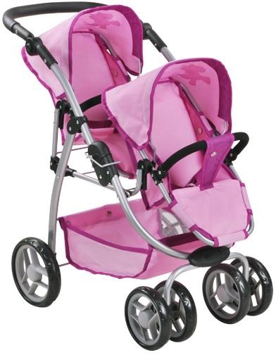 Image of Knorrtoys® Puppen-Zwillingsbuggy »Buggy Big Twin, UMA. Das Einhorn«, für Zwillinge bei Ackermann Versand Schweiz