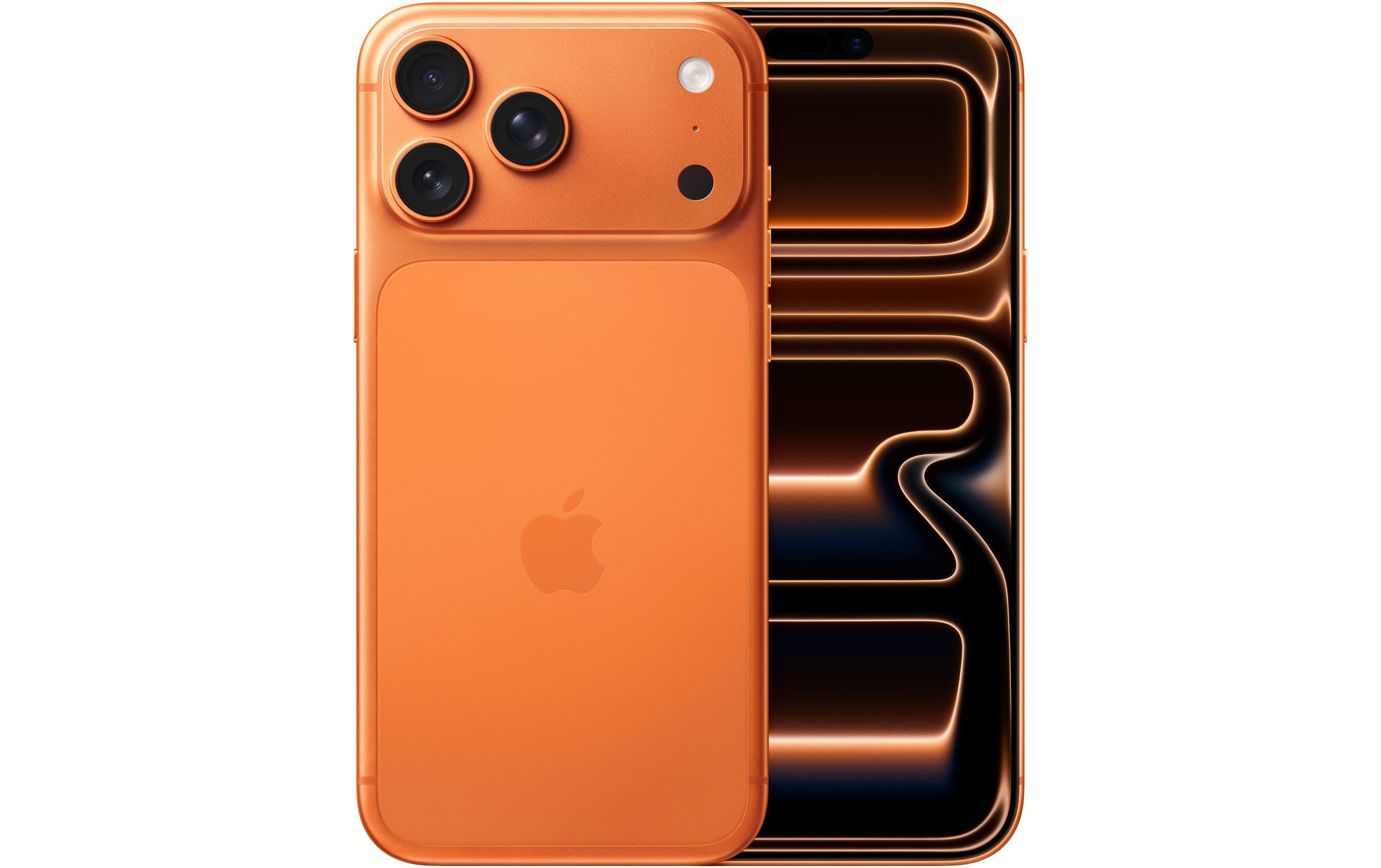 Image of Apple Smartphone "iPhone 17 Pro Max" Orange Induktionsladung