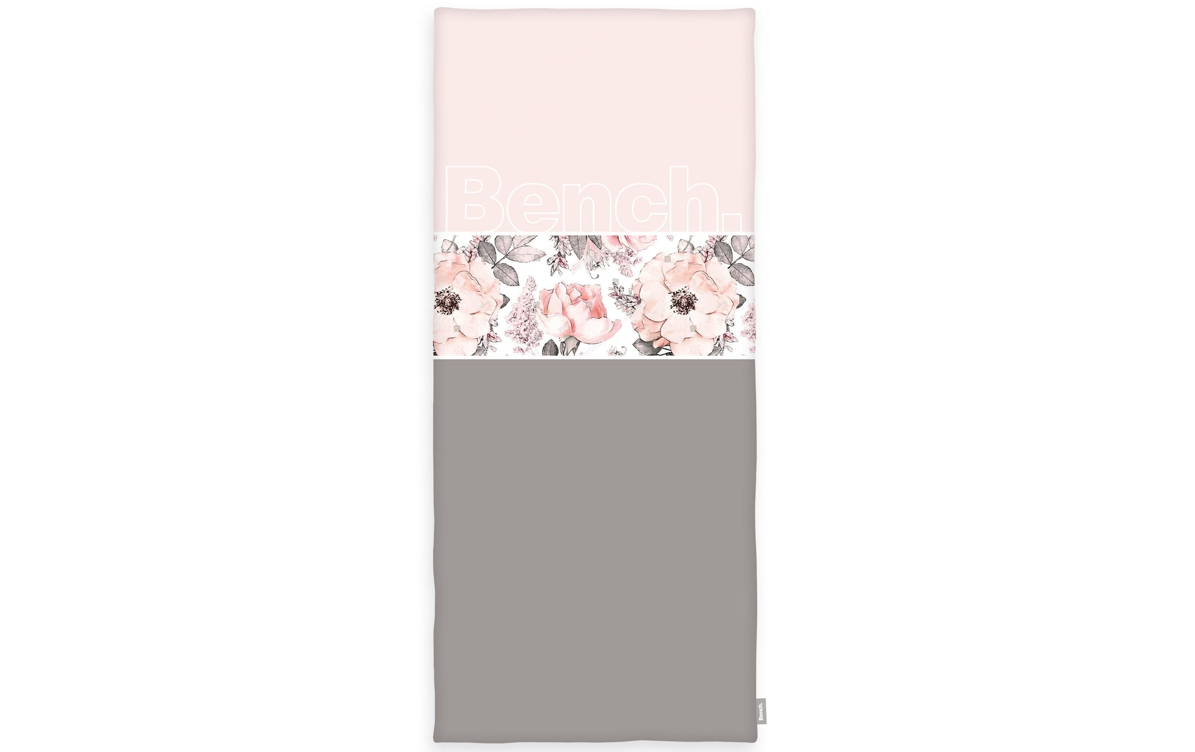 Strandtuch »Bench Taupe/Rosa«, (1 St.)
