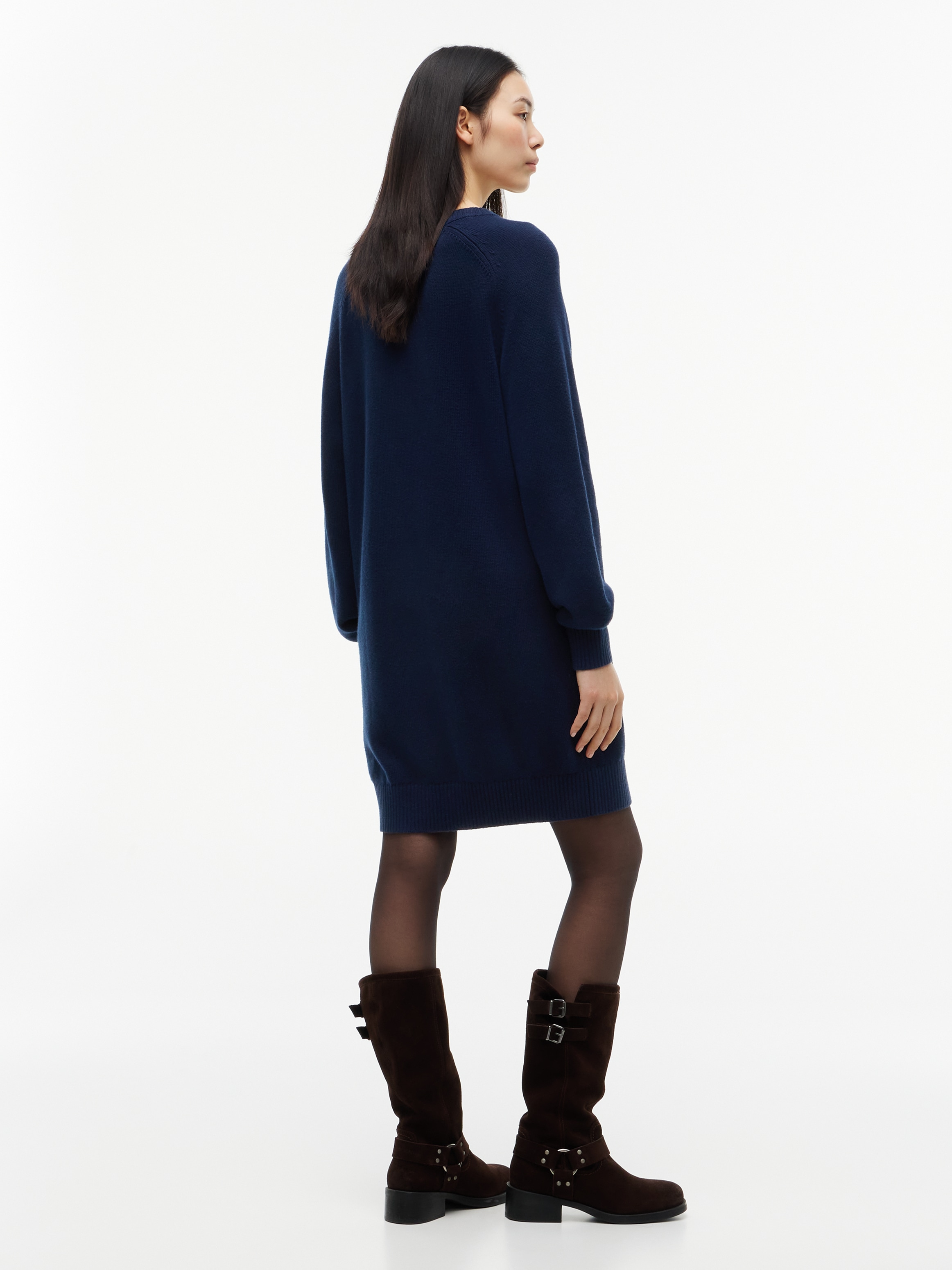 Tommy Jeans Robe en sweat »TJW SWEATER FLAG DRESS EXT« mélange de coton