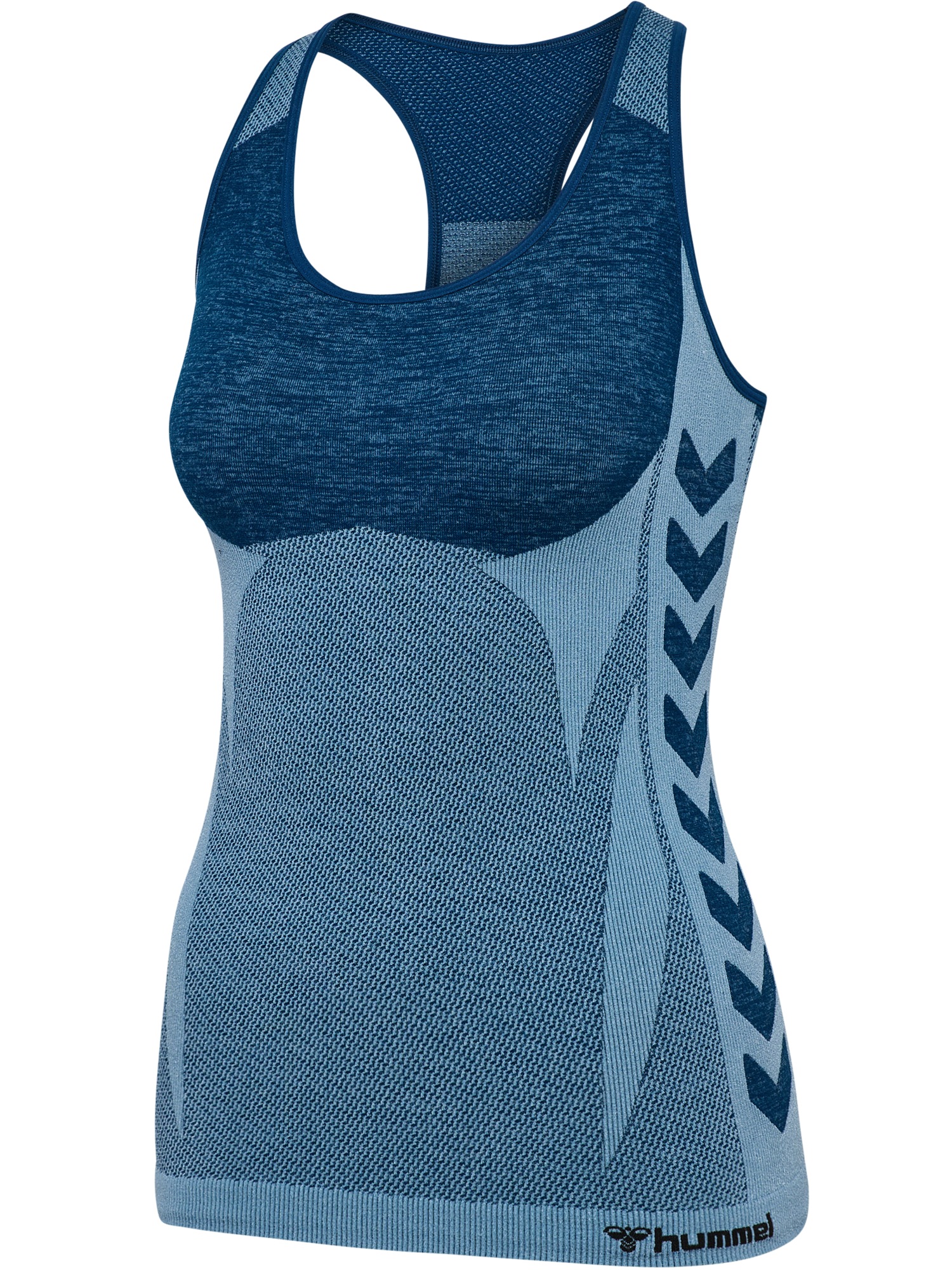 hummel Tanktop »HMLCLEA SEAMLESS TOP« Tanktop-Schnitt, mit gestricktem Mesh auf der Rückseite
