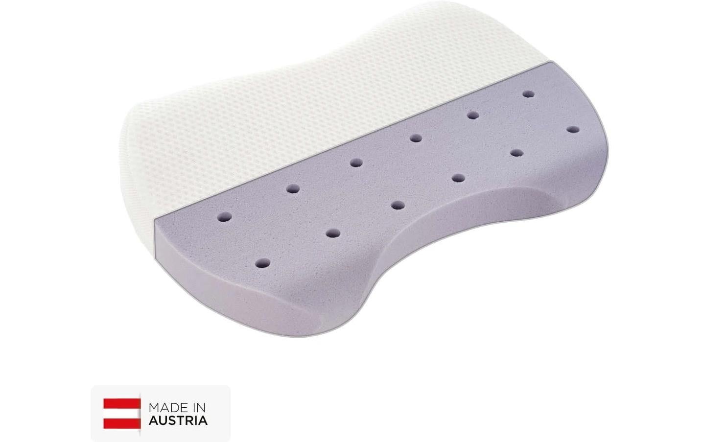 Image of Träumeland Nackenkissen "ErgoRelax, Gel, Hoch, 40 x 60 x 13 cm" Ergonomisches Kopfkissen mit Gelschaumkern