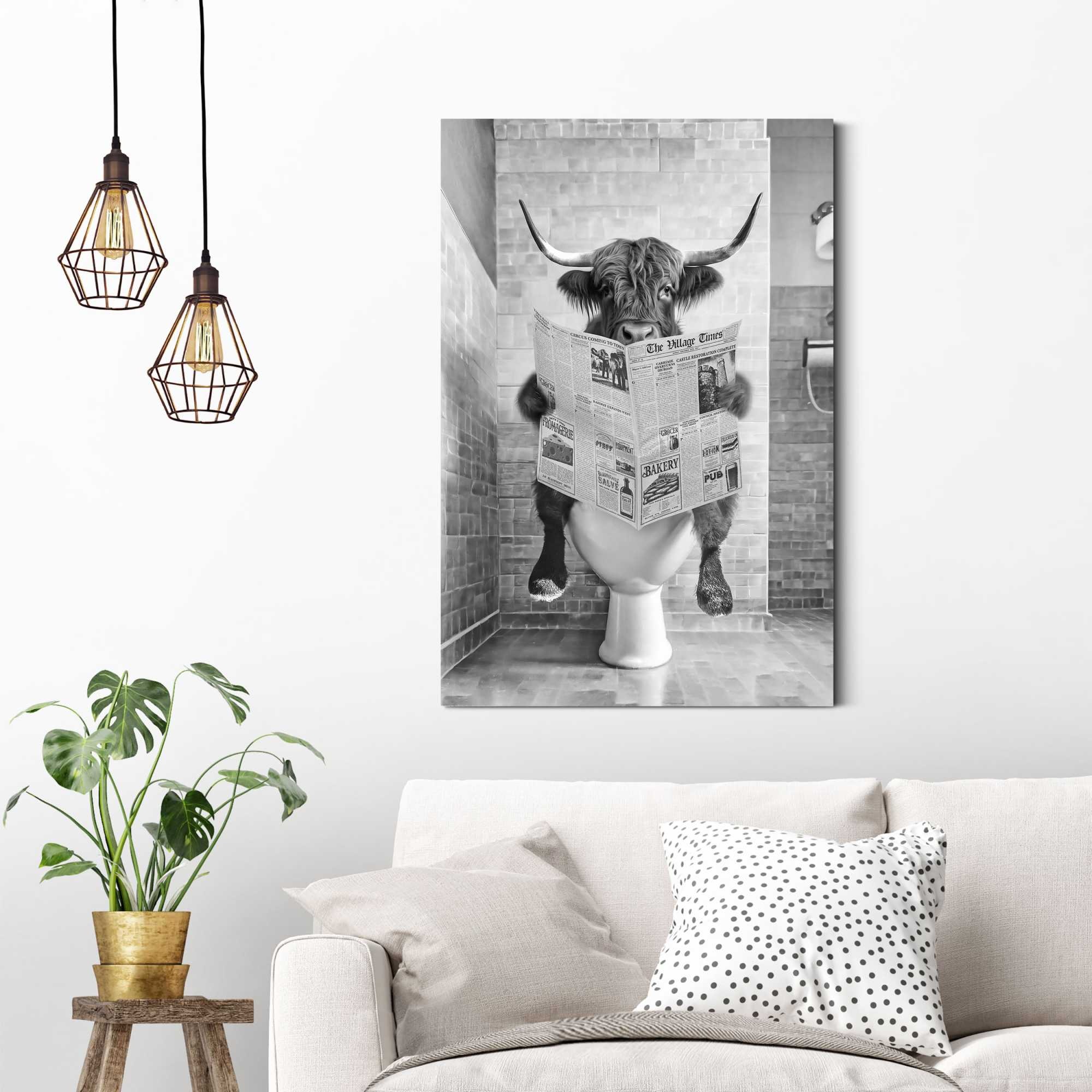 Image of Reinders Deco-Panel "Highlander Toilet"
