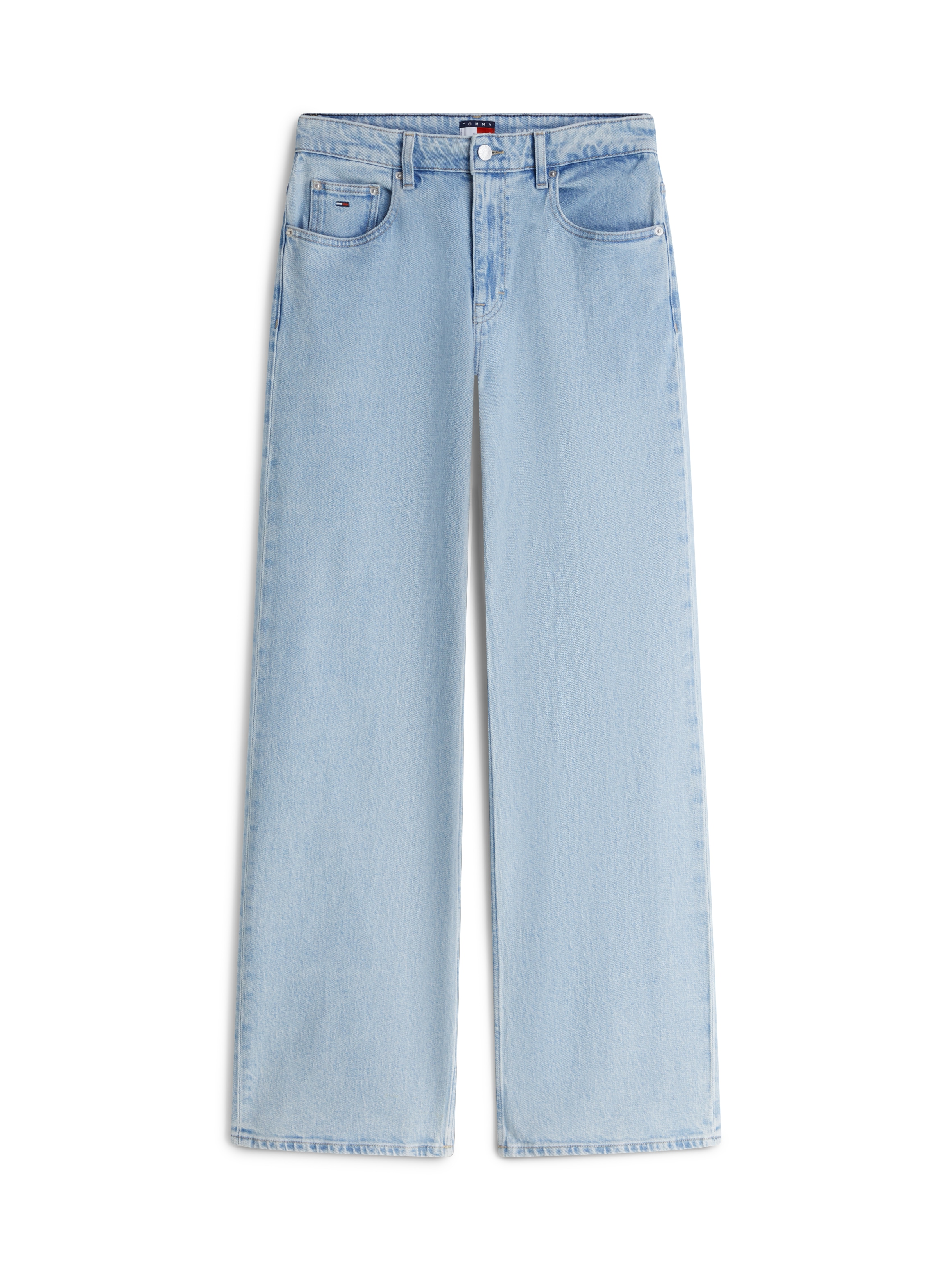 Tommy Jeans Jeans droit »MIA MR RLXD STR« Baumwollmischung,  relaxed fit