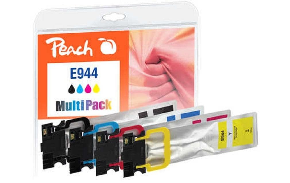 Tintenpatrone »Peach Epson No 944 1x BK, C, M, Y«, (4 St.)