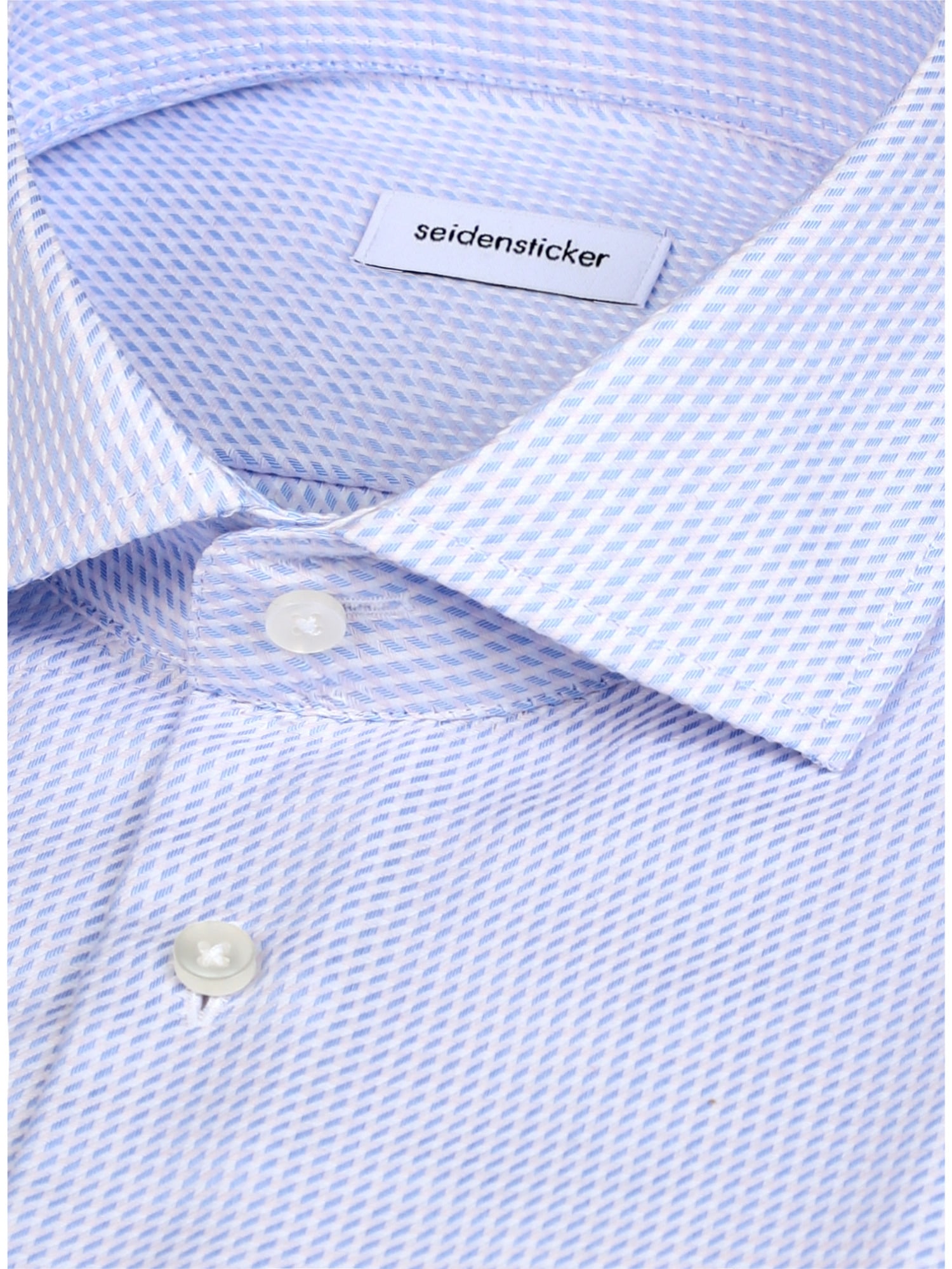 seidensticker Businesshemd »Schwarze Rose« Shaped 1/1 Extra lang Kentkragen Struktur