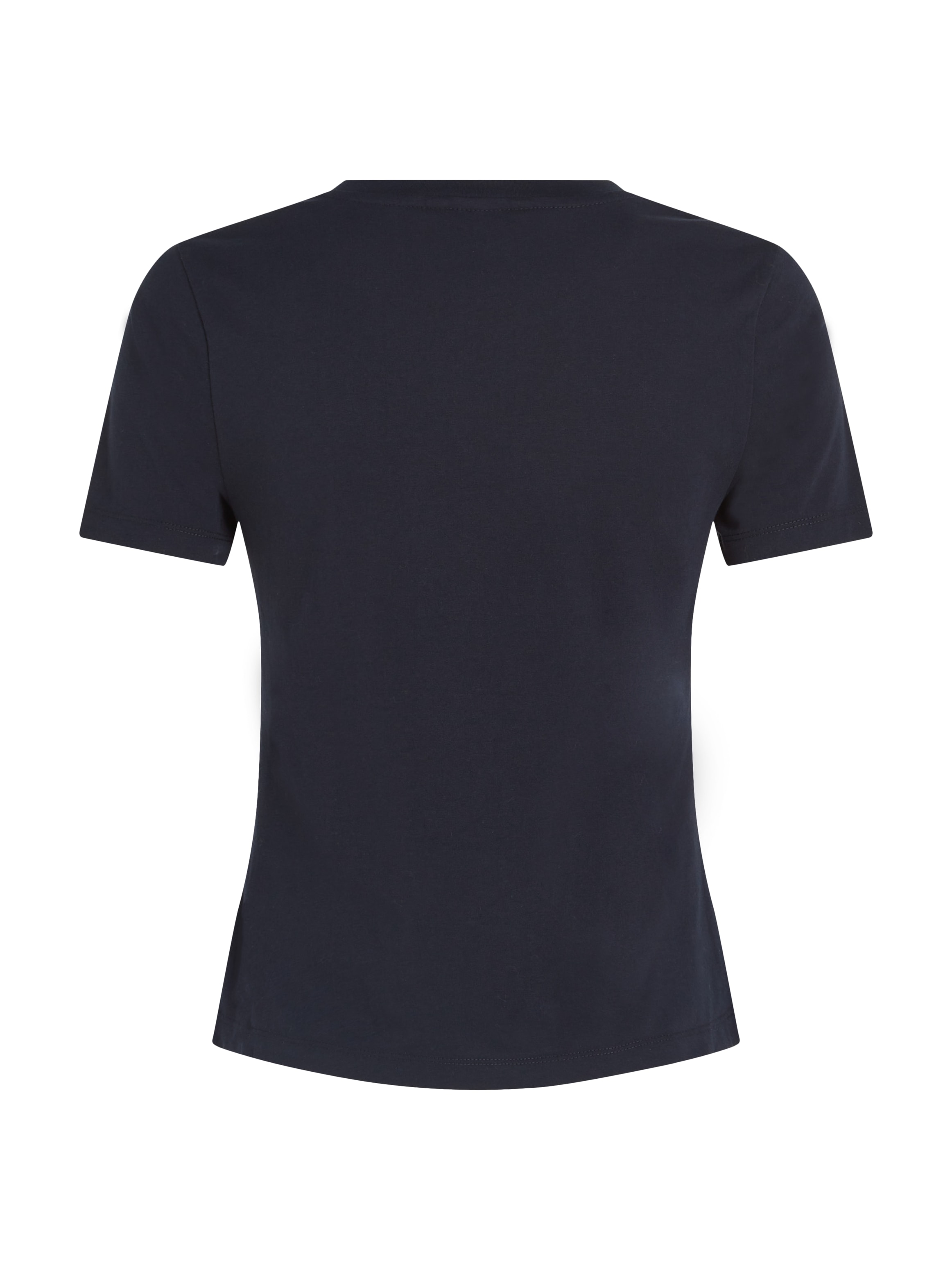 Tommy Hilfiger Rundhalsshirt »SLIM H85 C-NK SS TEE SS«, mit grossem Hilfger Logo-Schriftzug