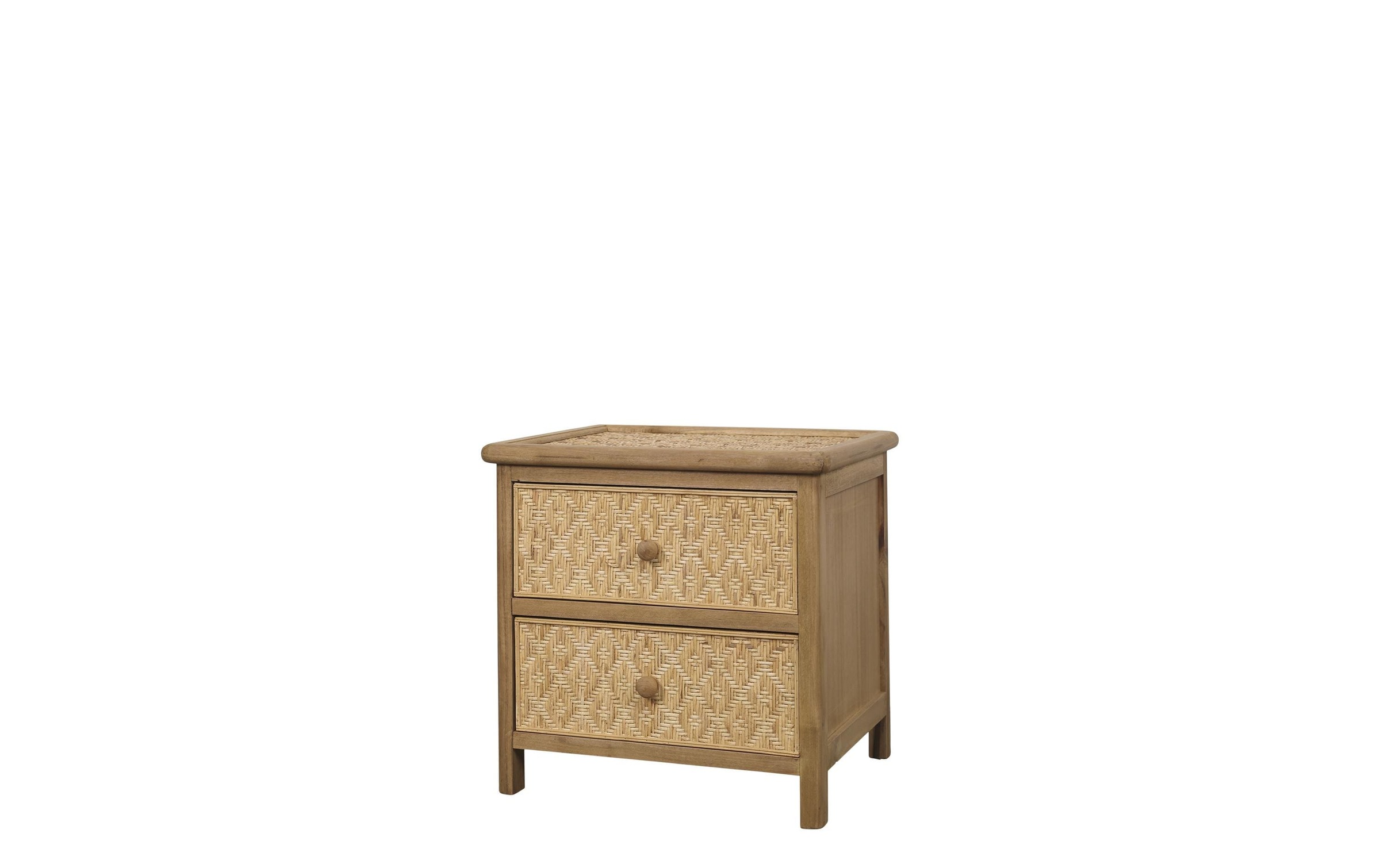 Image of Nachttisch "Chic Antique geflochten 44 x 43 cm"