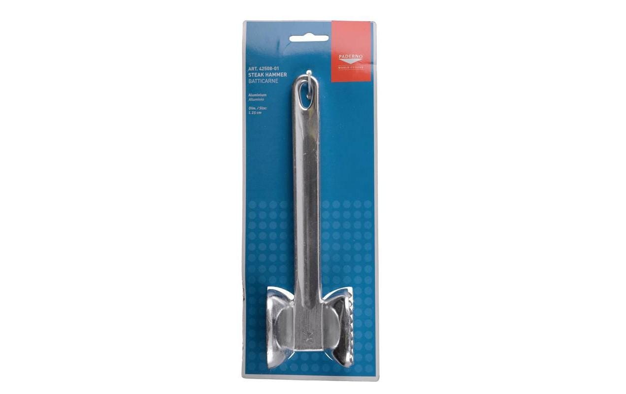 Fleischklopfer »Paderno 0.6 kg Braun/Silberfarben«