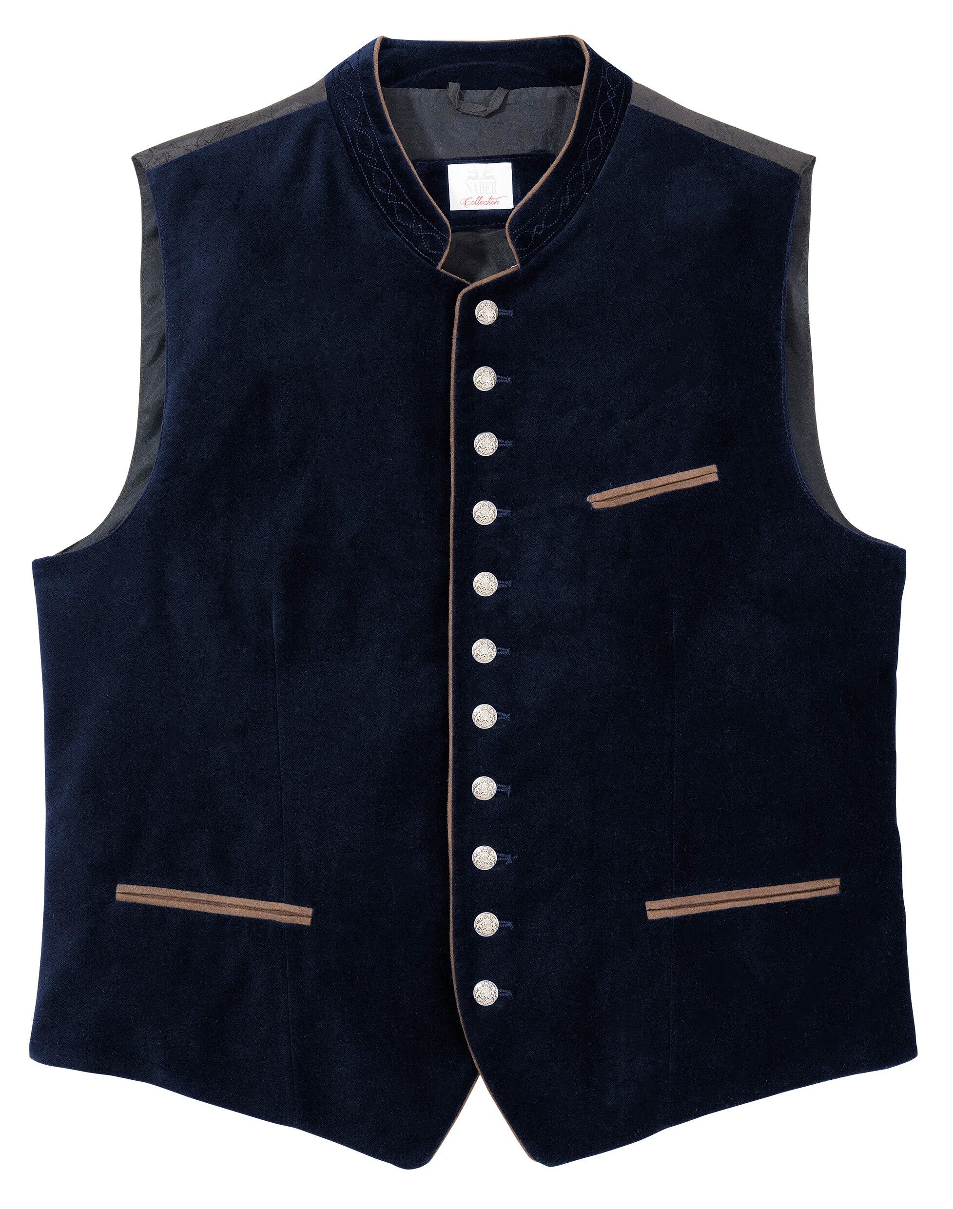 Image of Naber Collection Trachtenweste, Herren, mit Vorderteil aus Samt bei Ackermann Versand Schweiz