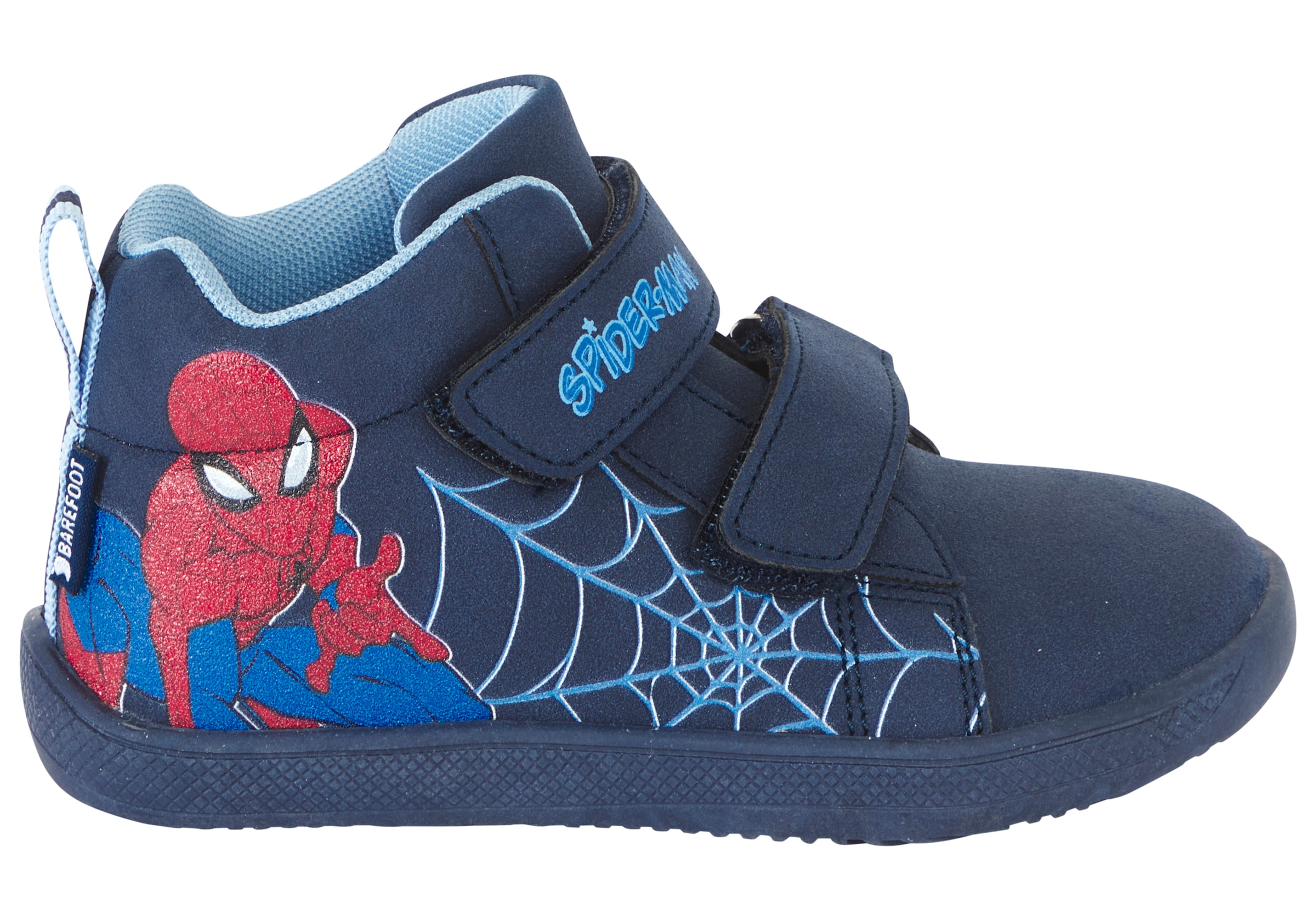 Disney Sneaker »Spiderman«  Barfussschhuhe, super weiche, flexible Sohle