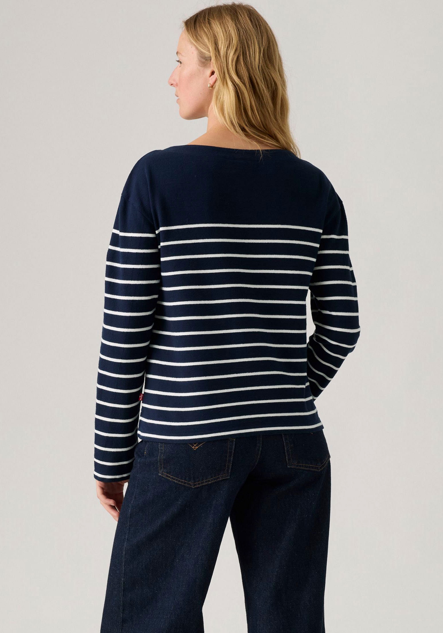 Levi's® Langarmshirt »MARIN STRIPE TOP« Saum mit kurzen Seitenschlitzen
