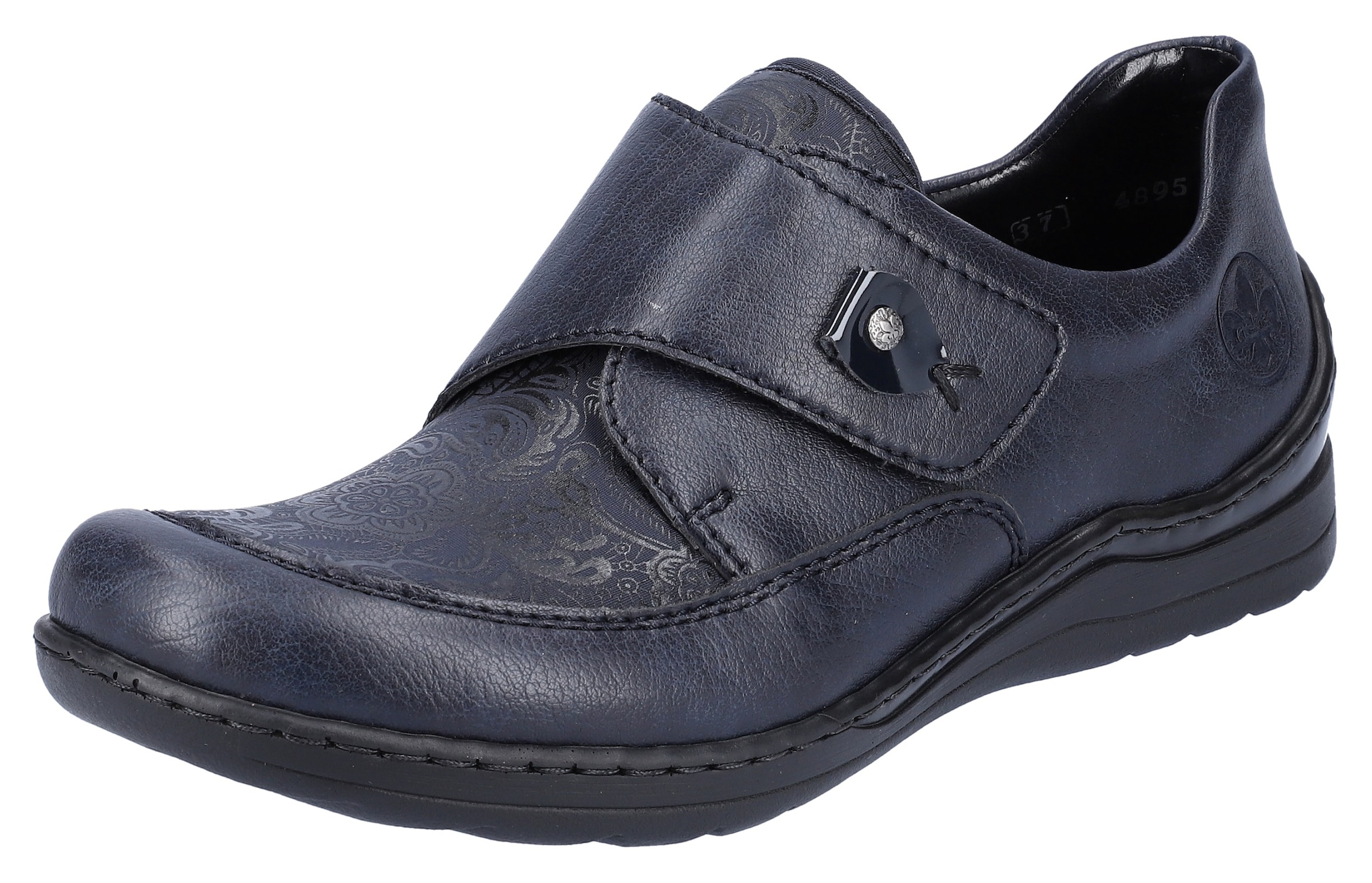 Image of Rieker Klettschuh mit dezentem Paisley-Muster