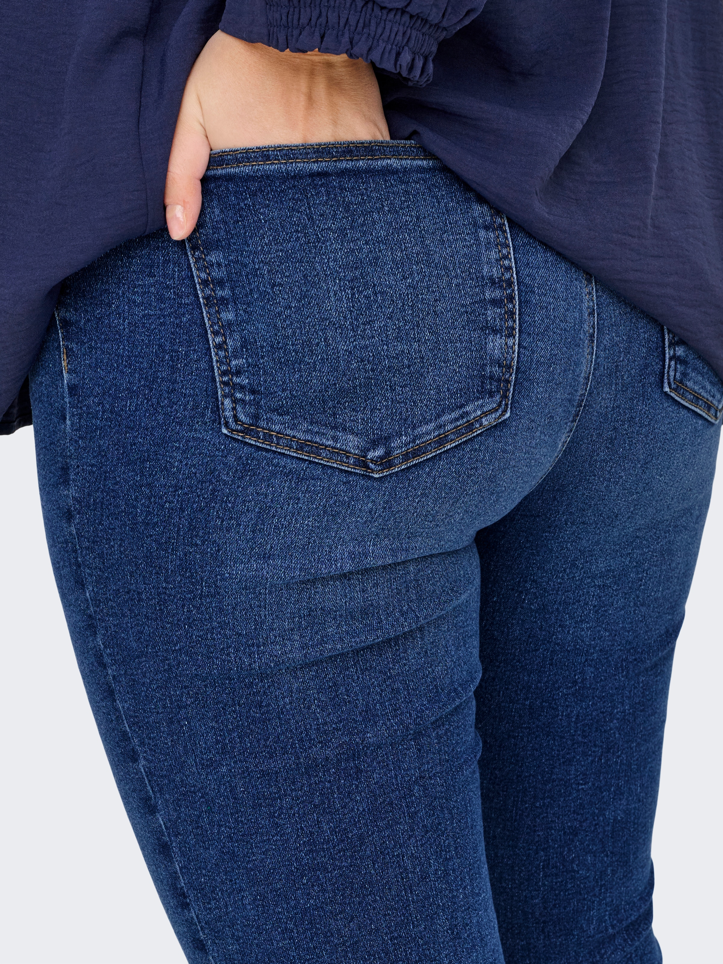 ONLY CARMAKOMA Skinny-fit-Jeans »CARCRUZ EX HW SKINNY DNM PIMBOX BF«