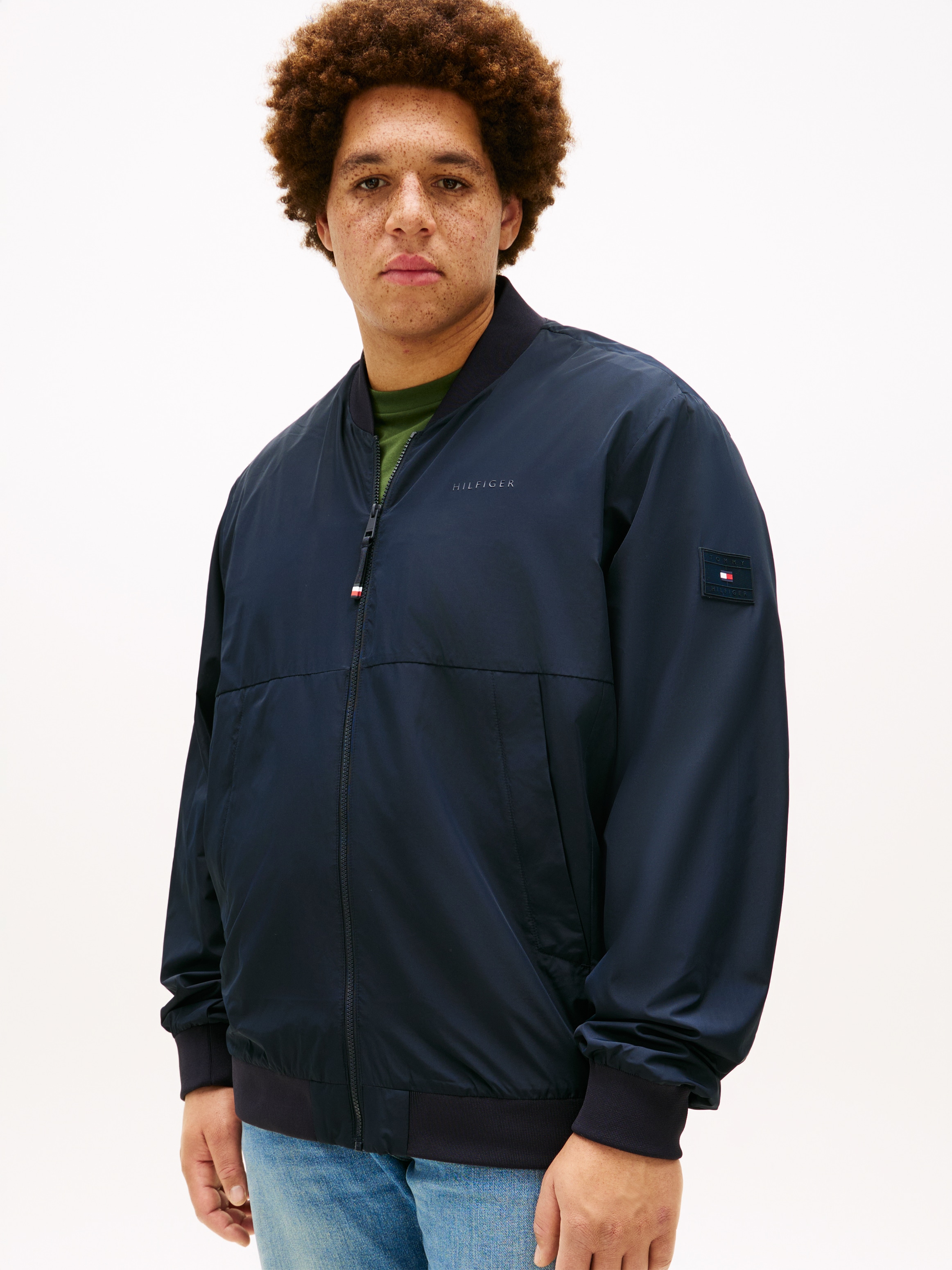 Tommy Hilfiger Big & Tall Veste bomber »BRANDED BOMBER« ohne Kapuze Regular fit für grosse Grössen