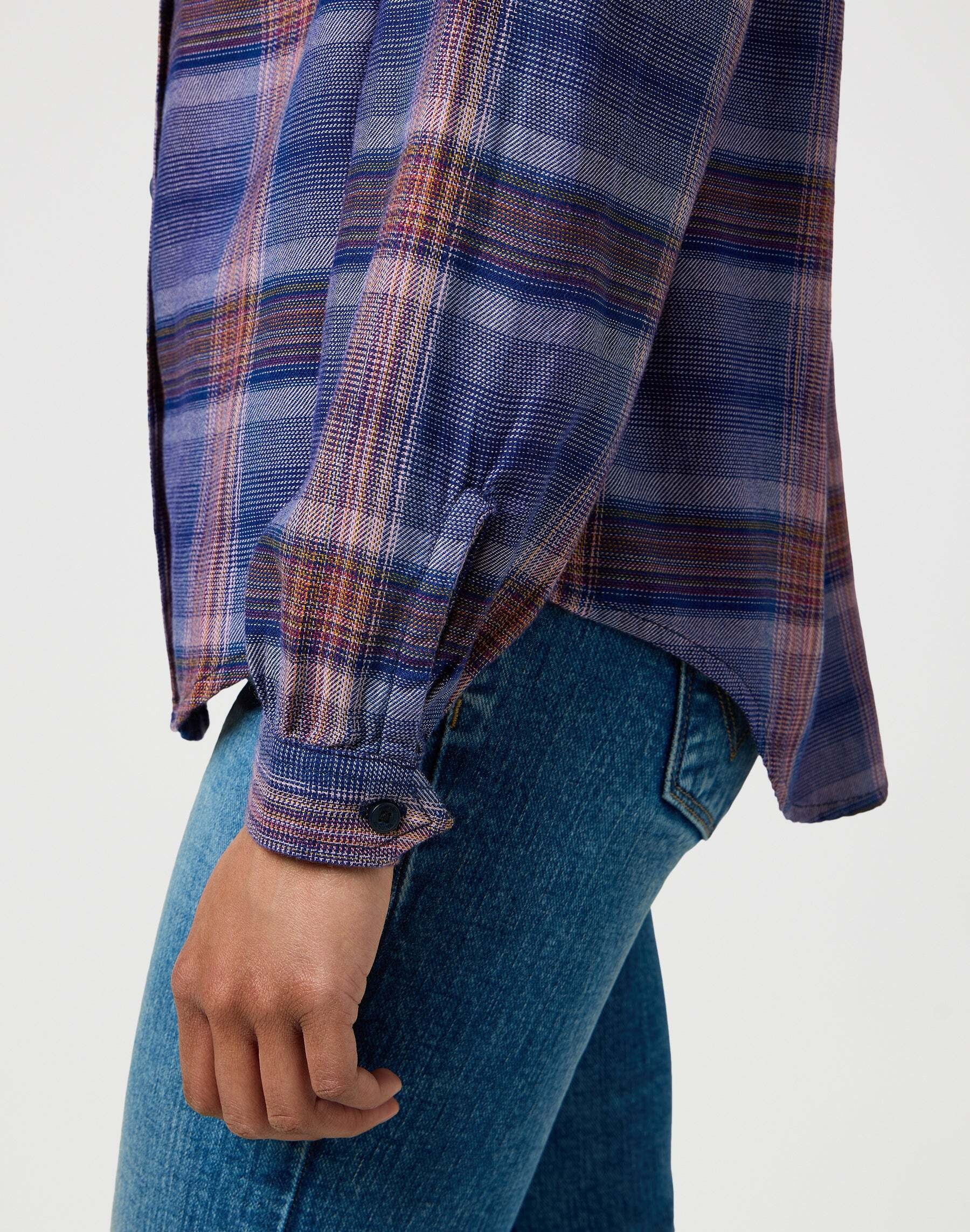 Wrangler Langarmbluse »WRANGLER Langarmhemd Femme Western Shirt«