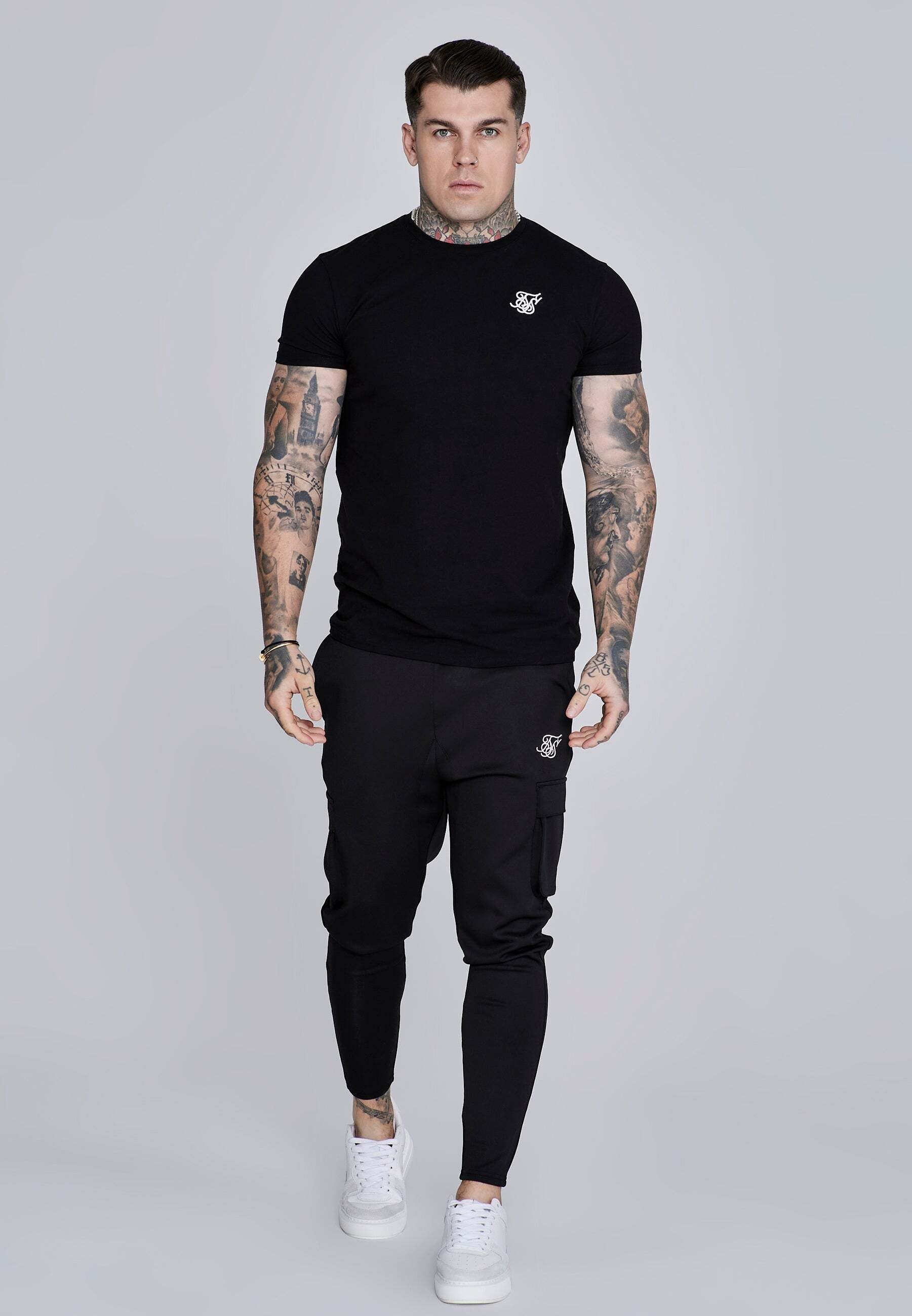 Siksilk Sweatpants »Siksilk Jogginghose Essentials Poly Cargos«