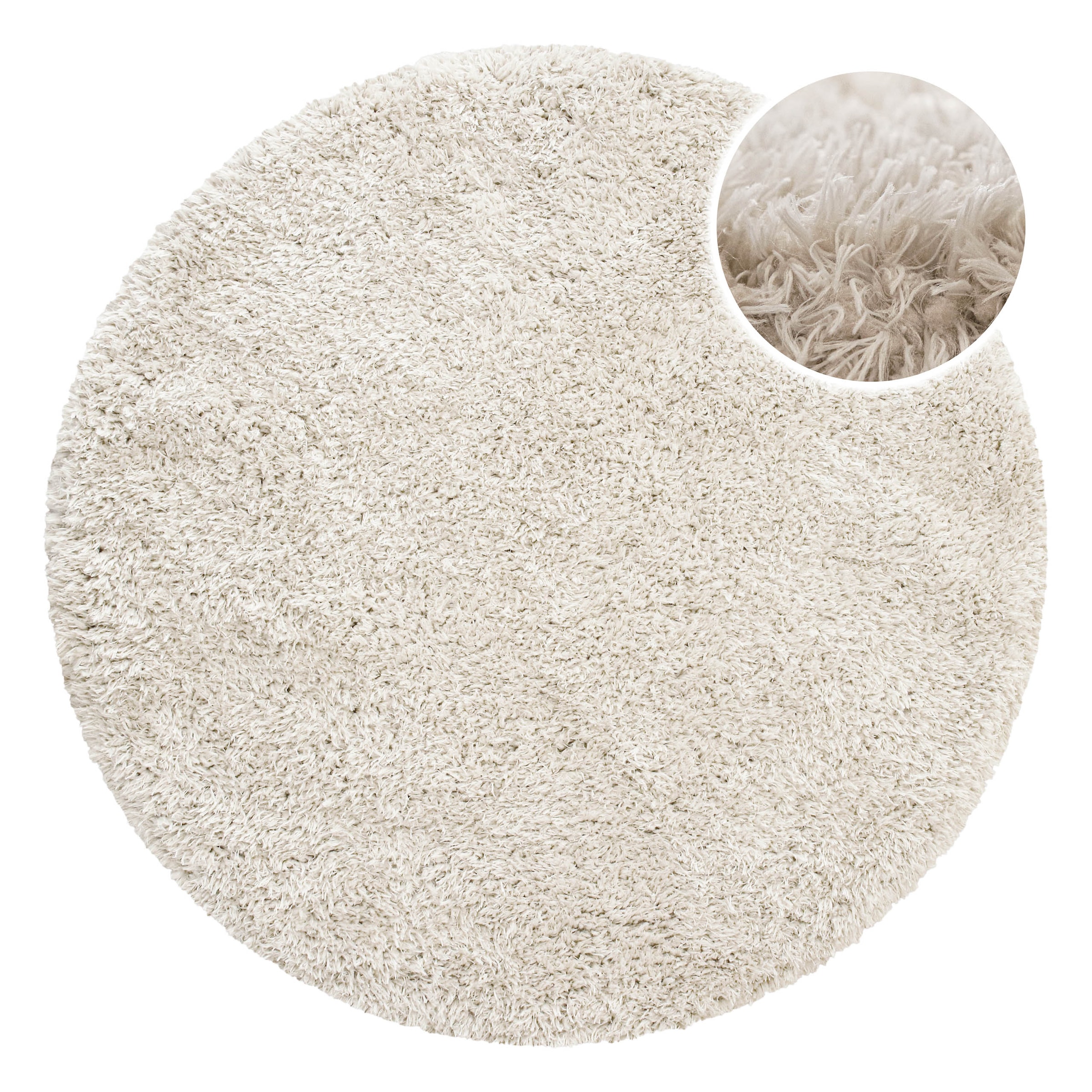 Image of Esprit Hochflor-Teppich "YOGI ESP-096" rund 50 mm Höhe flauschiger weicher Flor, Wohnzimmer, Schlafzimmer