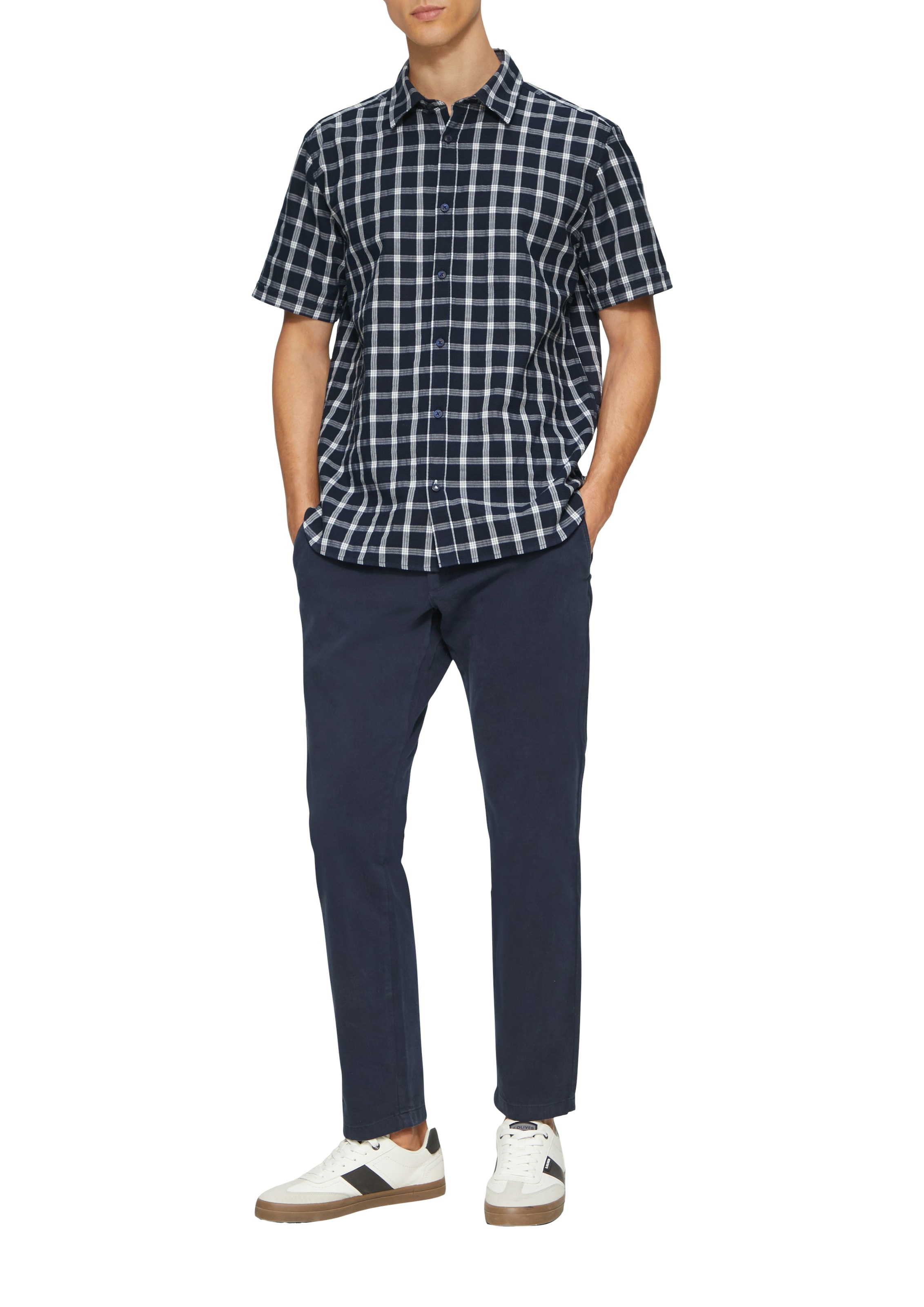 s.Oliver Chemise à manches courtes mit Waschung