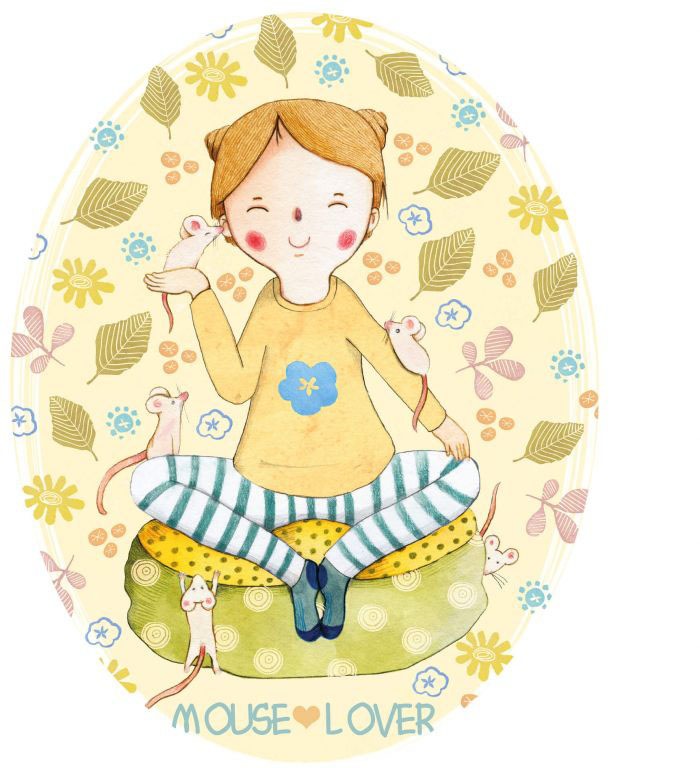 Image of Wall-Art Wandtattoo »Bunte Tierwelt kleine Maus«, (1 St.) bei Ackermann Versand Schweiz