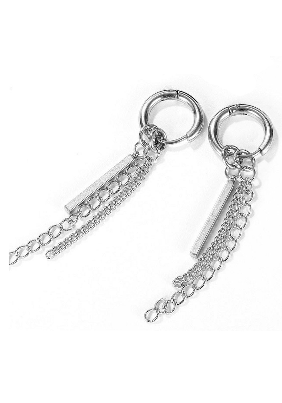 Firetti Paar Creolen "Schmuck Geschenk Chain" Einhänger abnehmbar