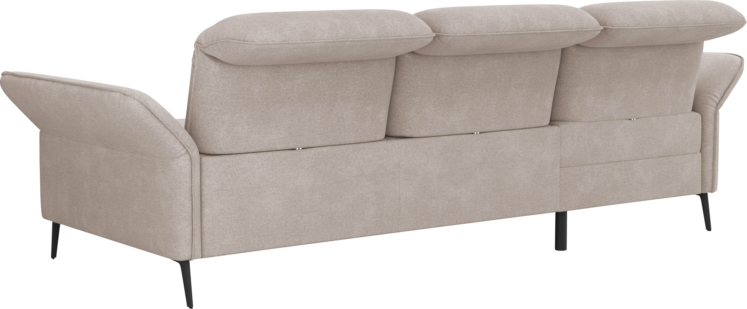sit&more Ecksofa »Emely, inkl. Sitztiefenverstellung«, wahlweise mit Bettfunktion,Bettkasten,Kopf- & Armteilverstellung