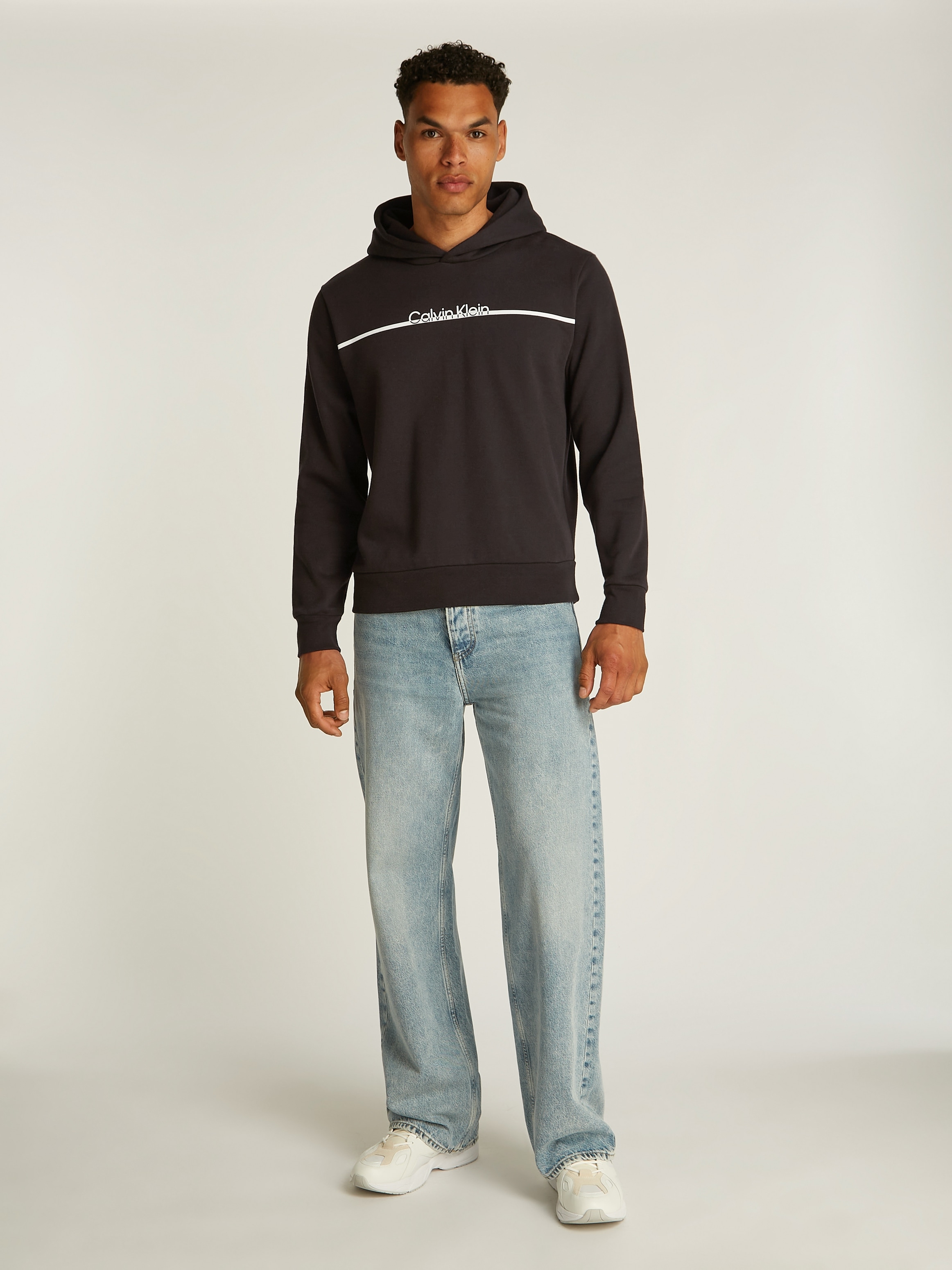 Calvin Klein Sweatshirt »SPLIT LINE LOGO HOODIE«, mit Logoprint