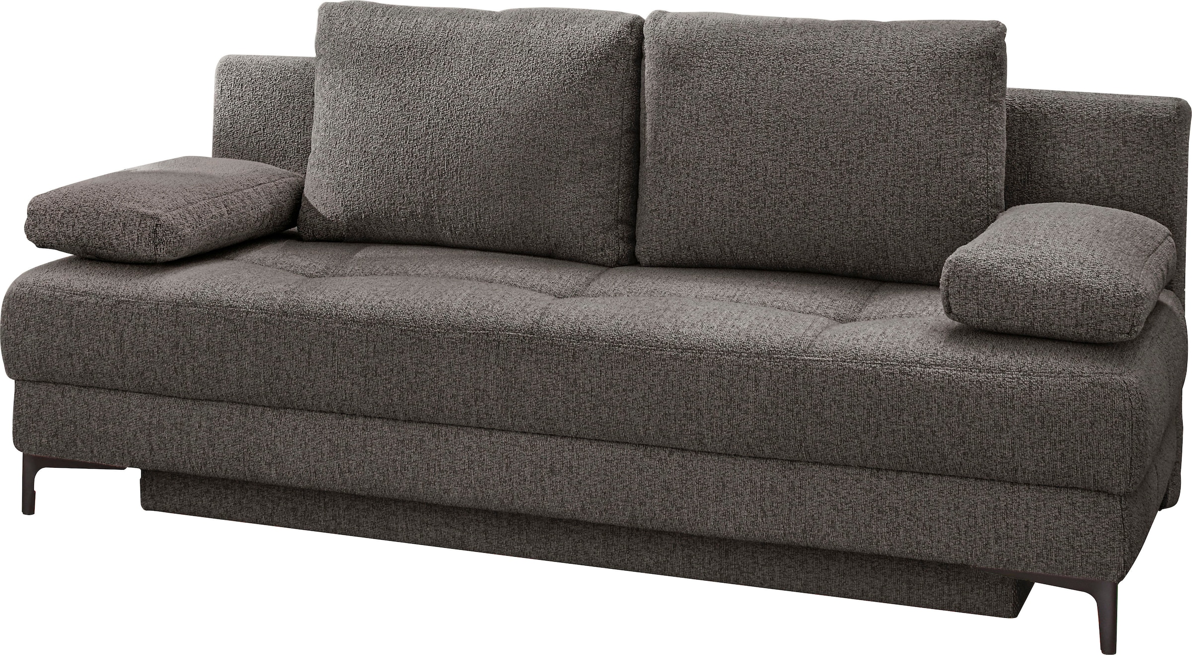 Jockenhöfer Gruppe Canapé-lit »Felix, B: 205 cm, Liegefl. 155x201 cm, Dauerschlafsofa, inkl. Topper« Incluant fonction couchage et coffre de lit, garnissage à ressorts