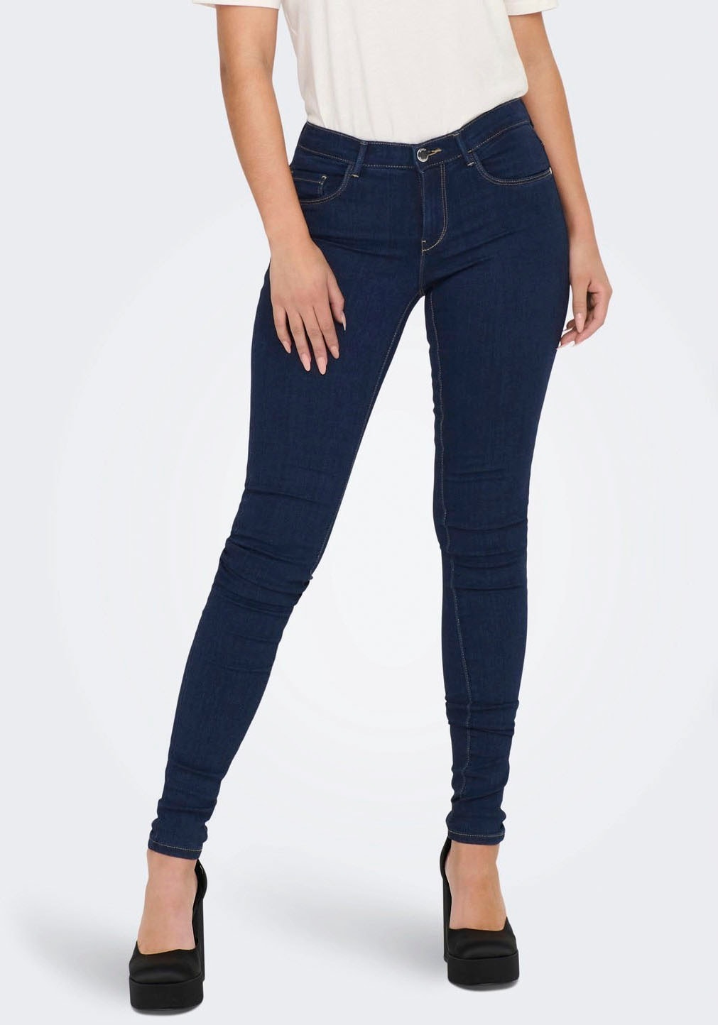 ONLY Skinny-fit-Jeans »ONLRAIN LIFE REG SKINNY DNM«