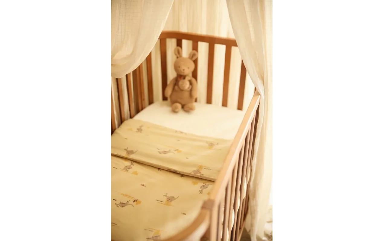 Jollein Linge de lit pour enfants »Kangaroots 120 x 150 cm«
