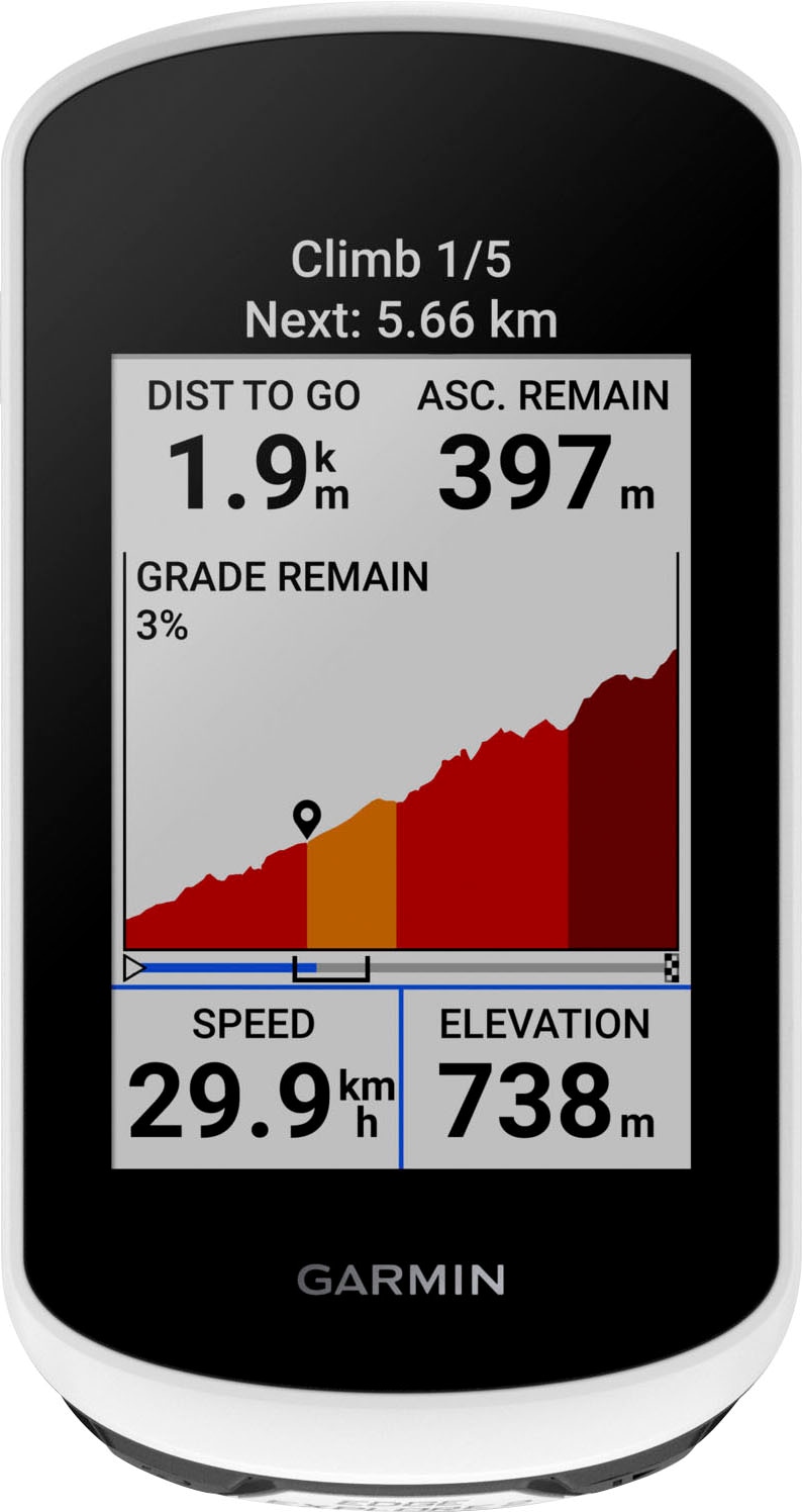 Garmin Outdoor-Navigationsgerät »Edge Explore 2«, Unfall-Benachrichtigung, SOS-Notruf