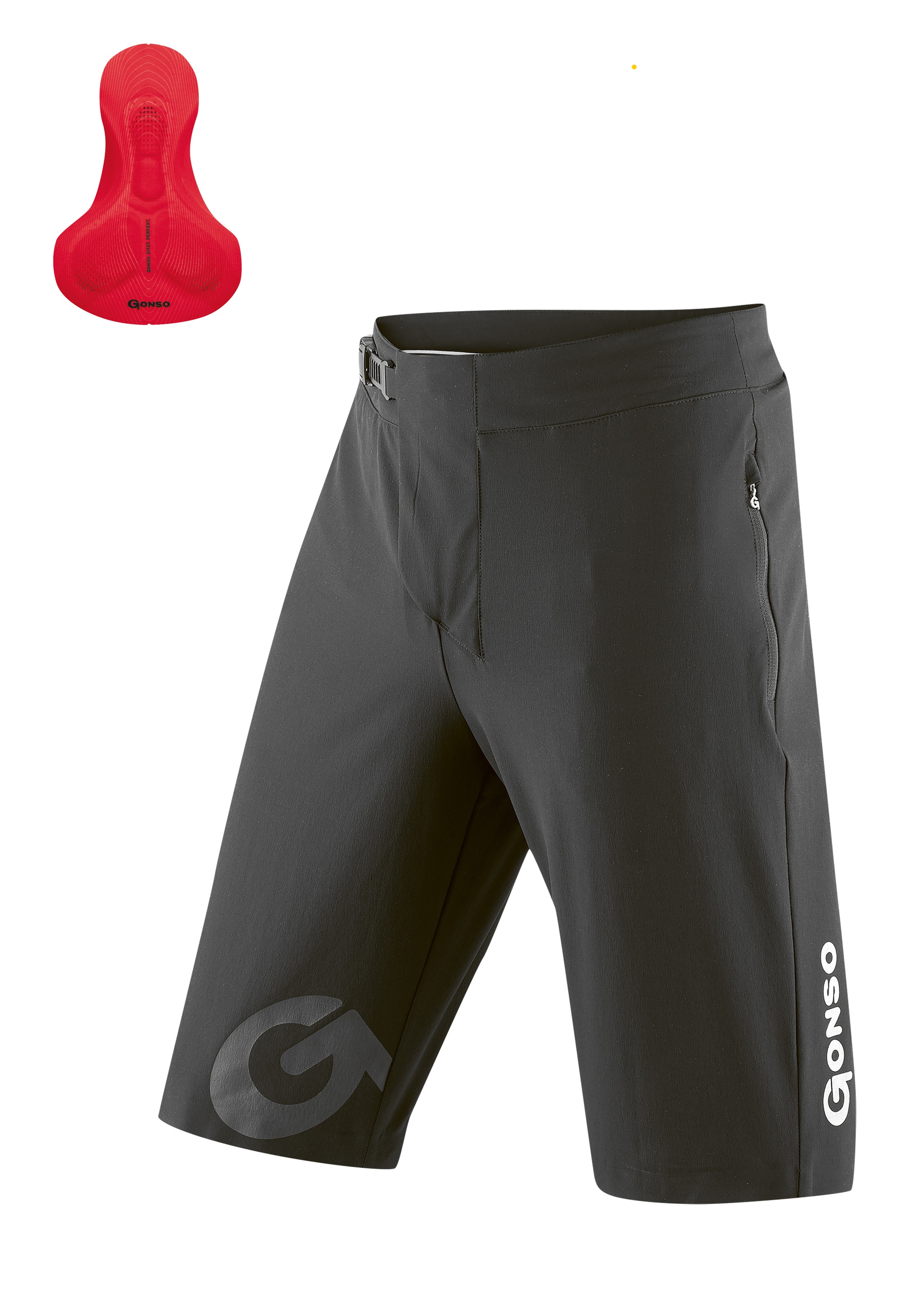 Image of Gonso Fahrradhose »Sitivo Shorts«, Bikeshorts mit innovativem Sitzpolsterkonzept bei Ackermann Versand Schweiz