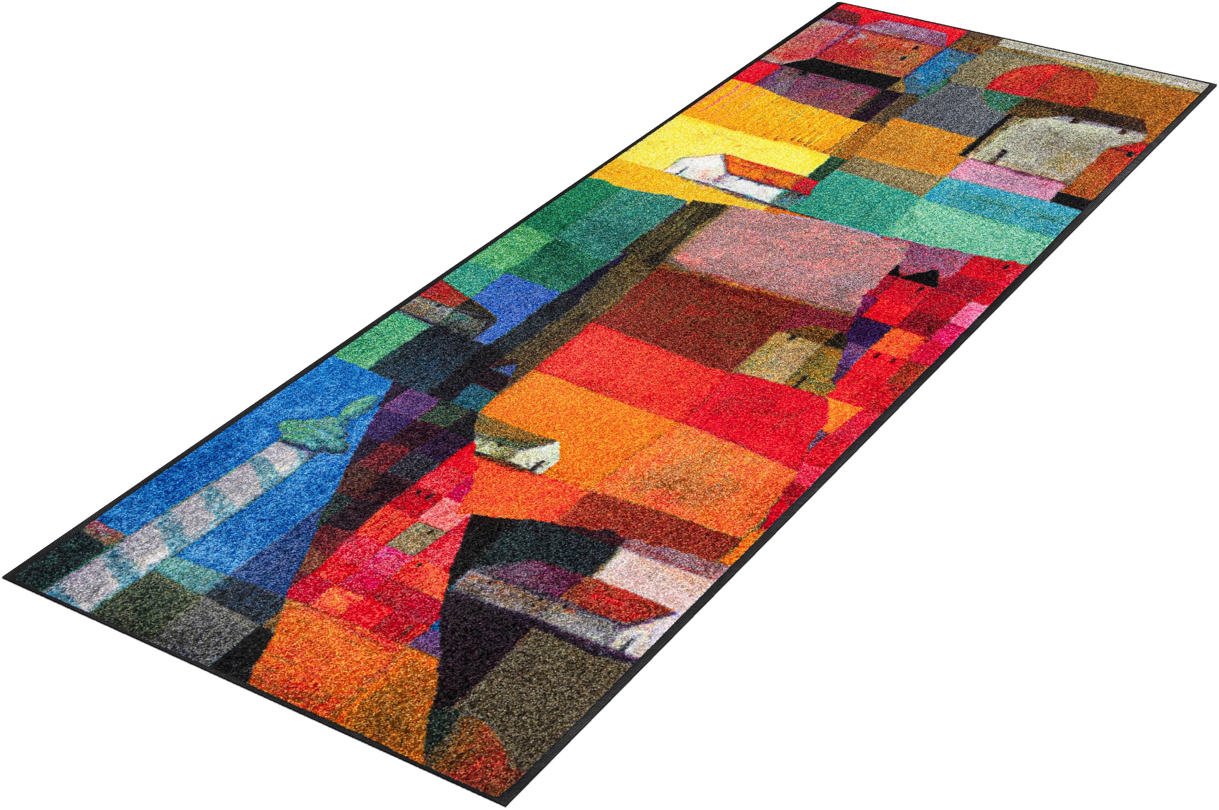 Image of wash+dry by Kleen-Tex Läufer »Venetien«, rechteckig, 7 mm Höhe, Schmutzfangläufer, rutschhemmend, In- und Outdoor geeignet, waschbar, ideal in Diele & Flur bei Ackermann Versand Schweiz