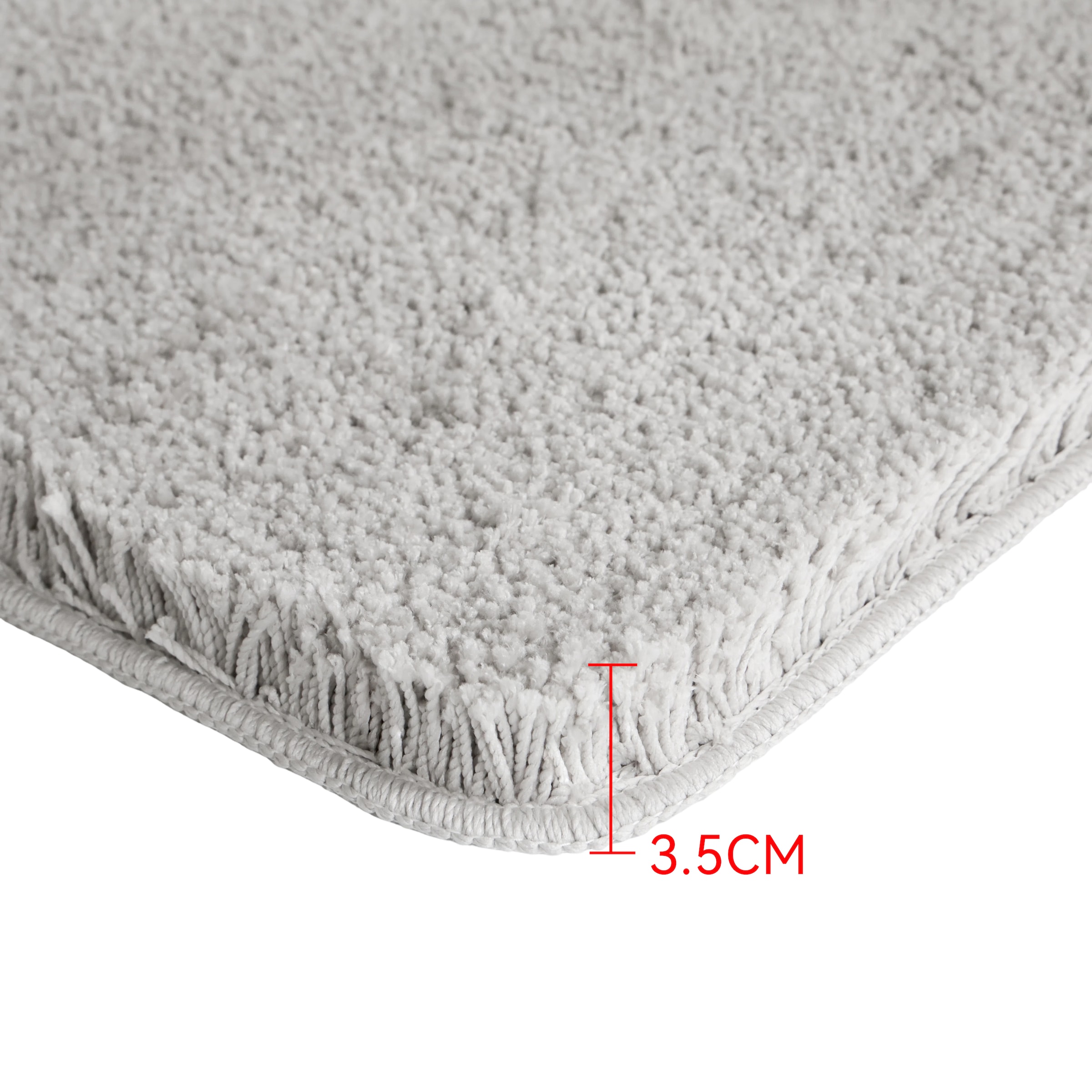 GOODproduct Tapis de bain »Sanremo Premium, Badvorleger, Badezimmer Teppich, sehr weich« Höhe 35 mm revêtement antidérapant Séchage rapide | compatible chauffage au sol tapis de bain, uni, rectangulaire & disponible en set de 3 pièces