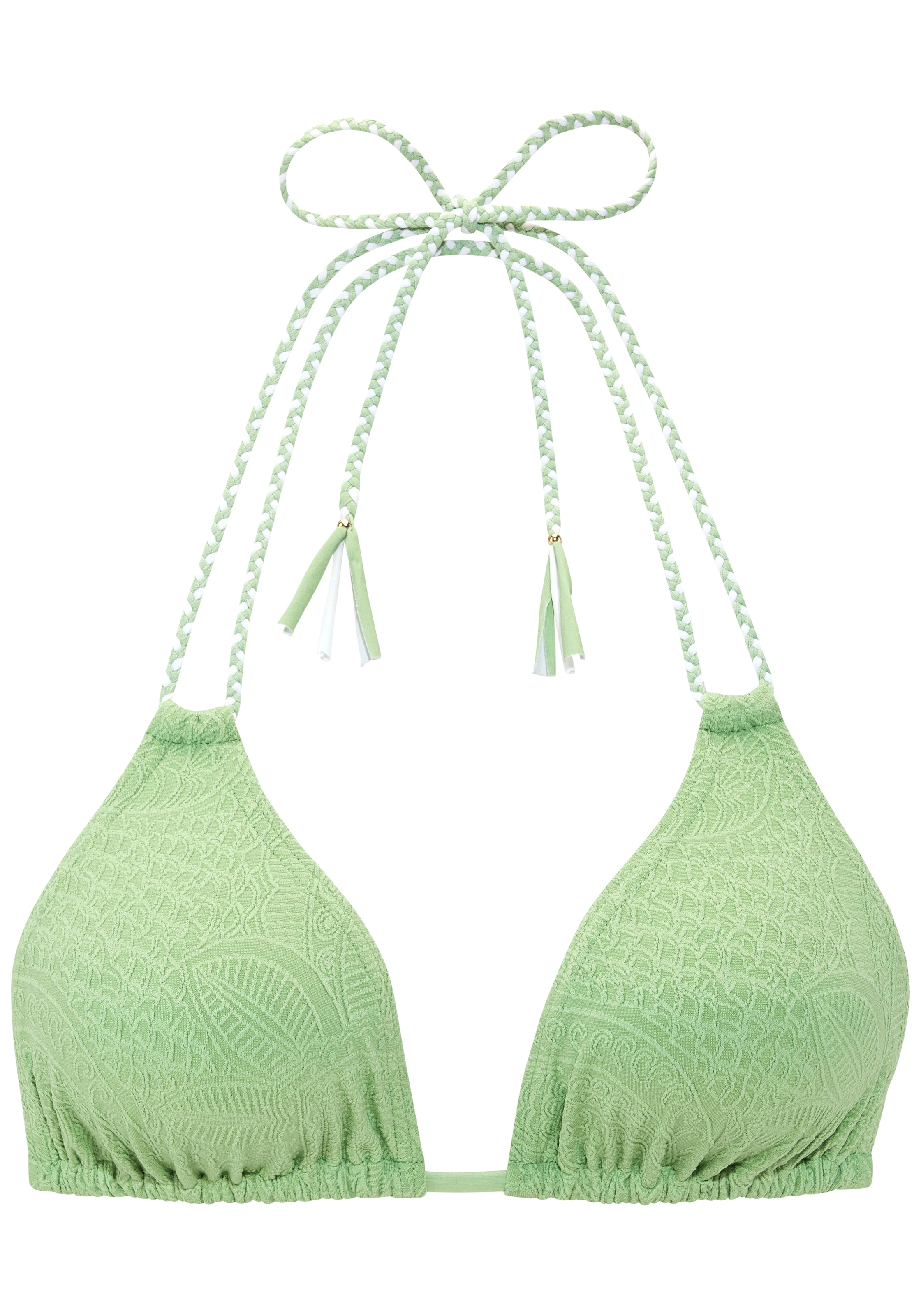 Image of s.Oliver Triangel-Bikini-Top "Ada" in gemusterter Strukturware