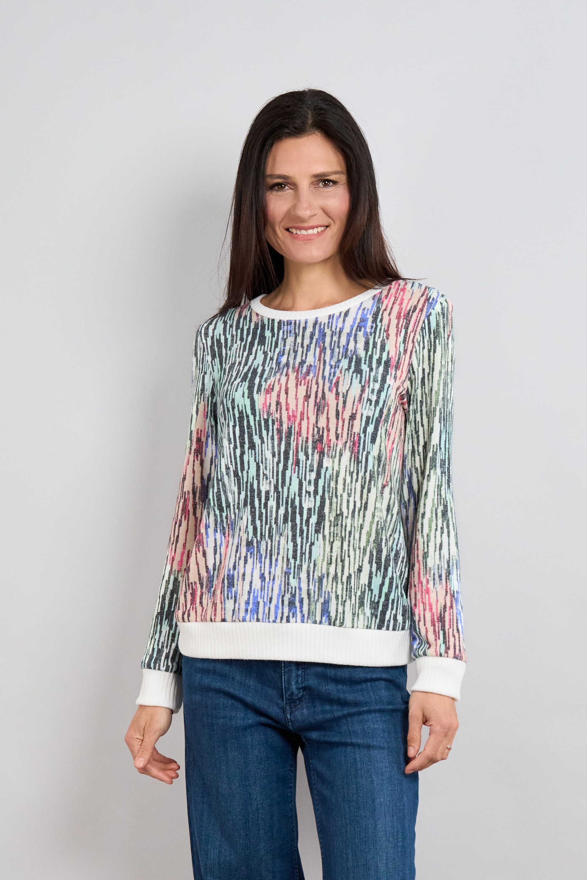 Image of Seidel Moden Strickpullover in gemusterter Optik - MADE IN GERMANY